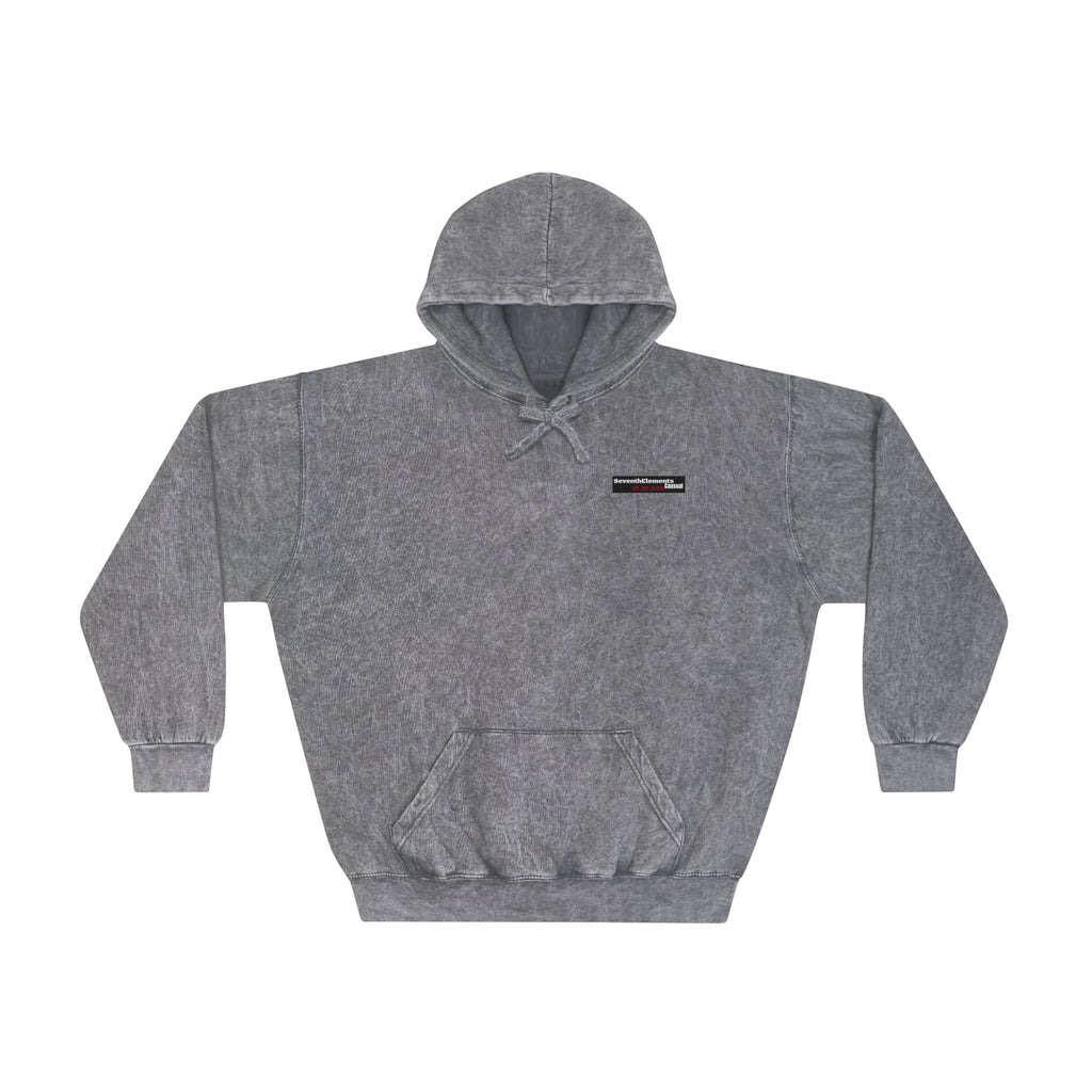 Black love Mineral Wash Hoodie