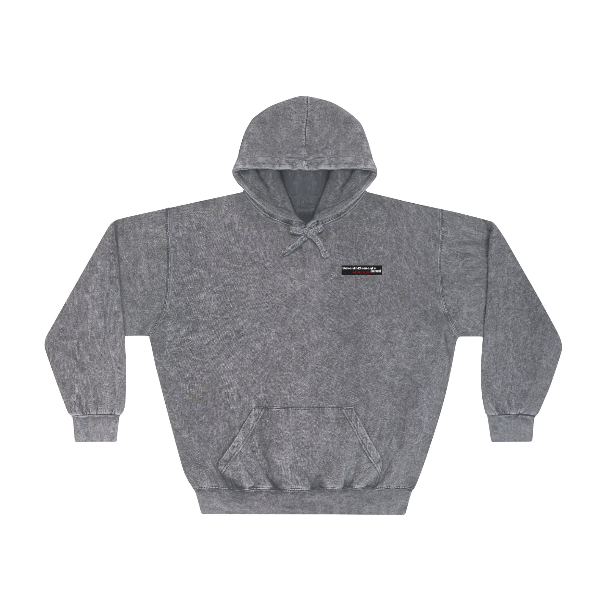 Black love Mineral Wash Hoodie