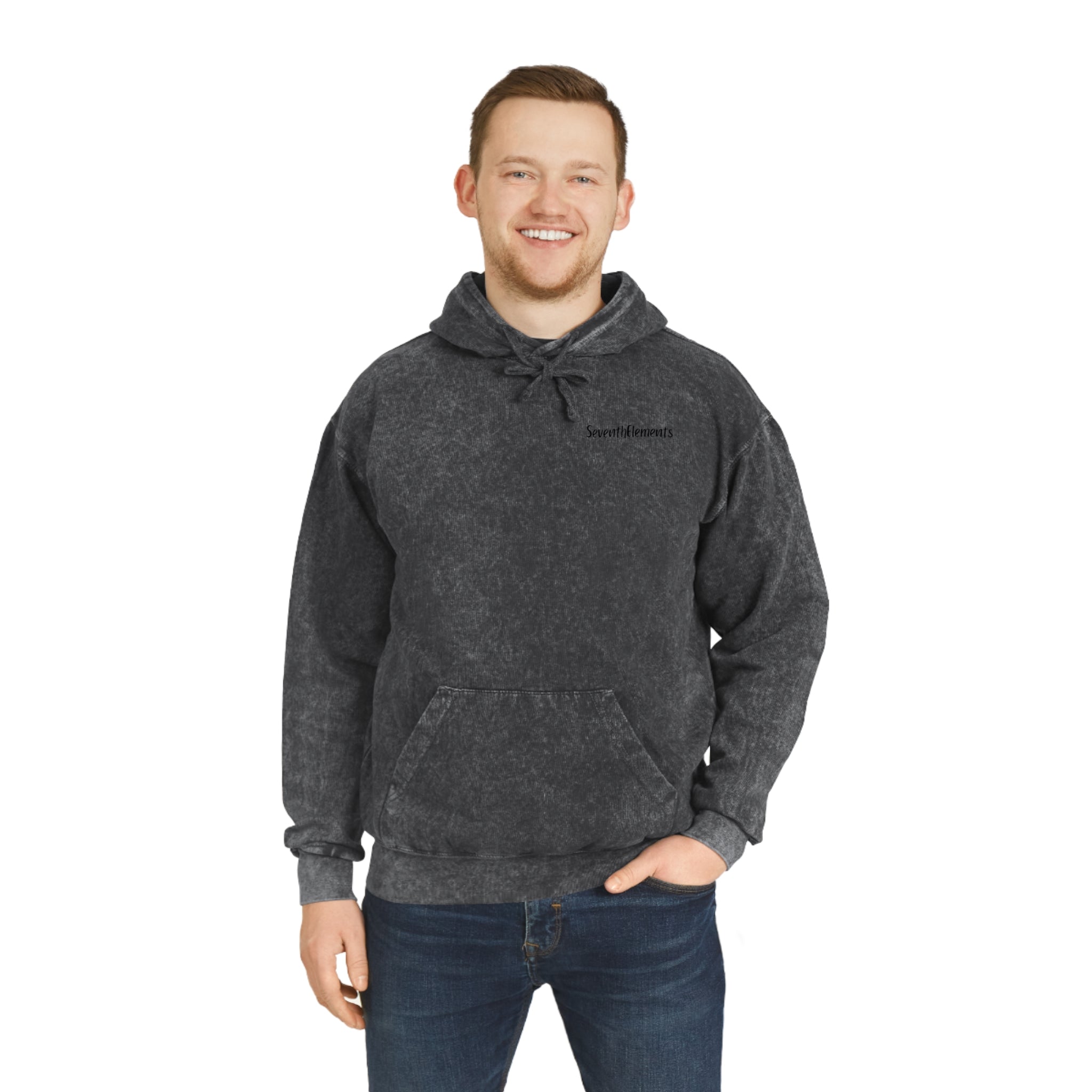 Brooken Smile Mineral Wash Hoodie