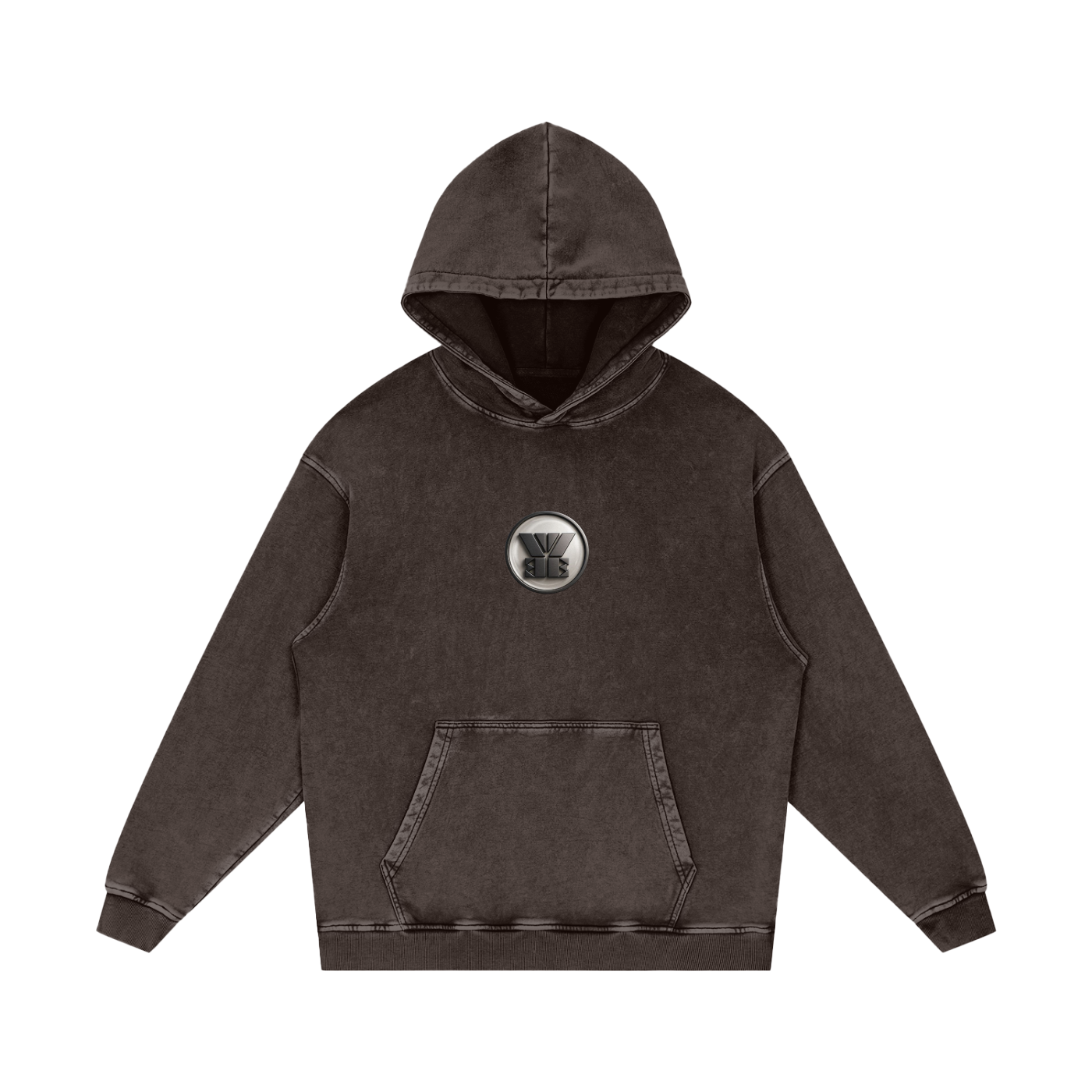 Snow Washed Loose Cotton , Hoodie, Loose Cotton Hoodie