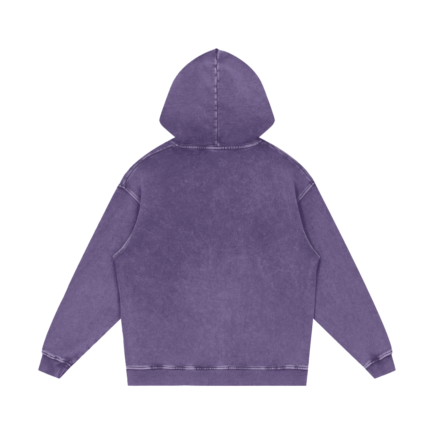 Snow Washed Loose Cotton Hoodi