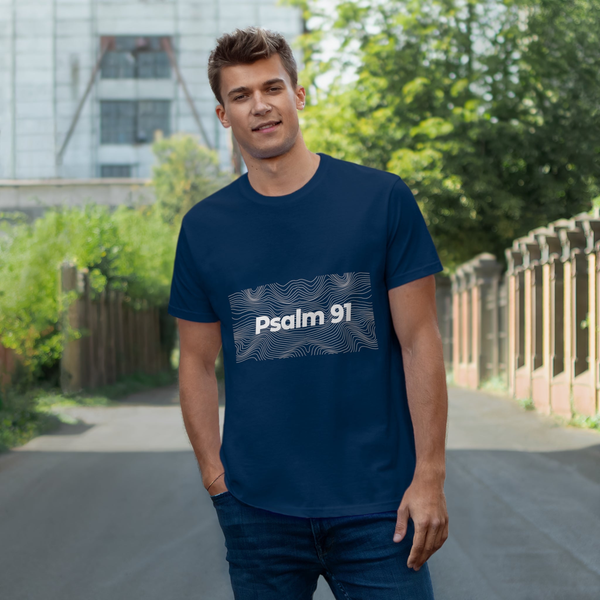 Psalm 91 Single Jersey T-shirt