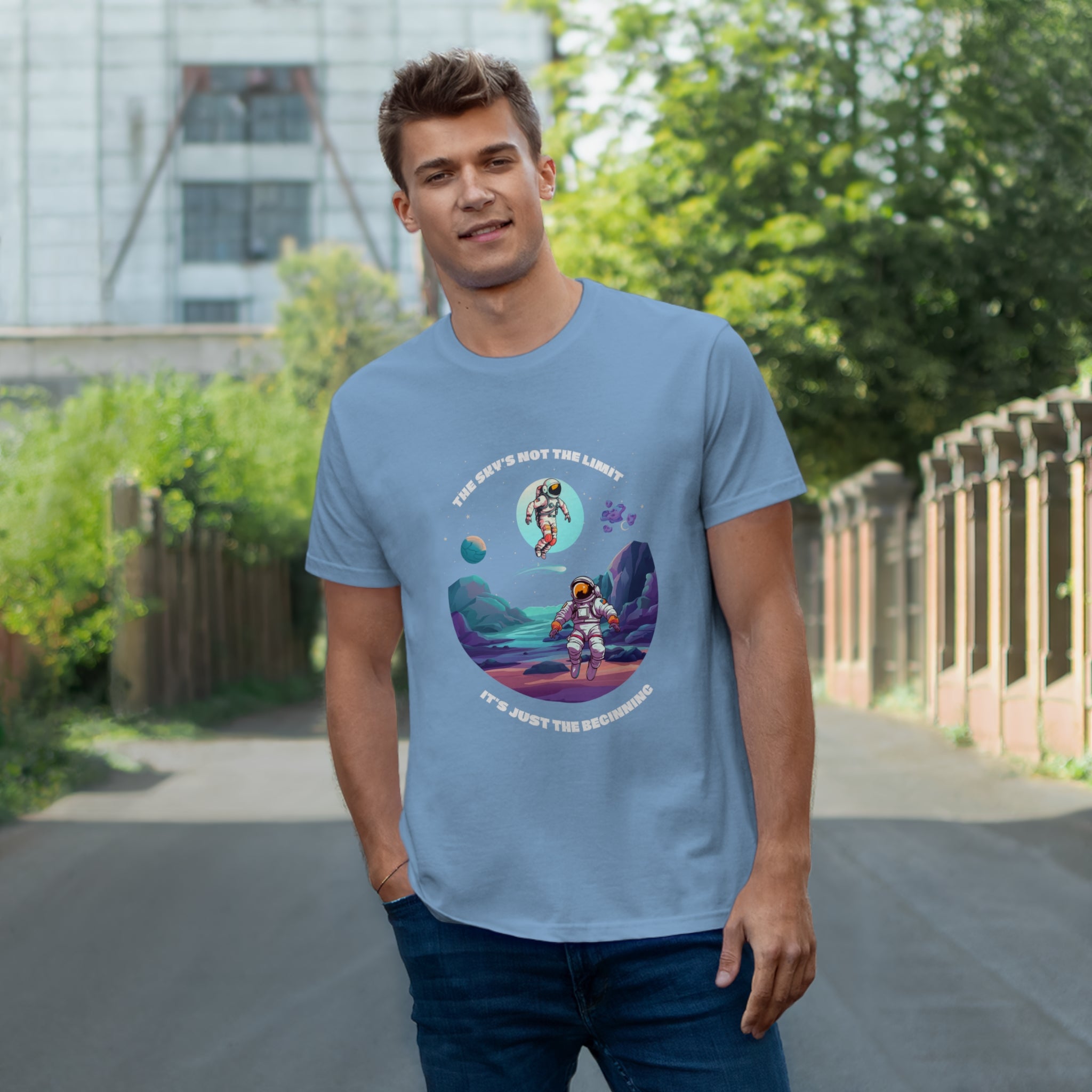 space man Single Jersey T-shirt