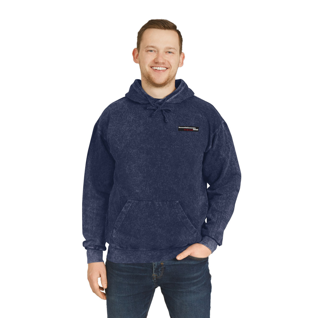 Black love Mineral Wash Hoodie