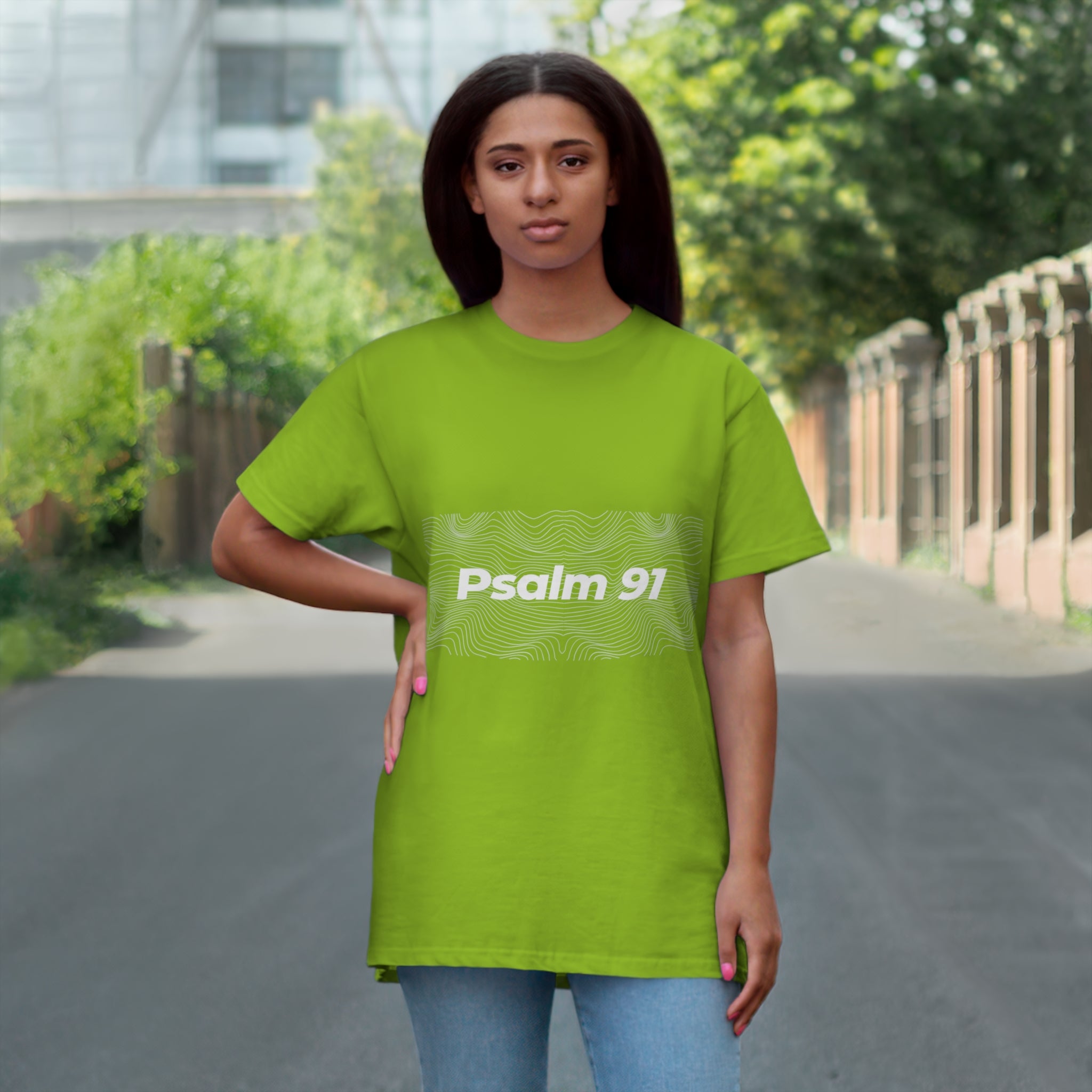 Psalm 91 Single Jersey T-shirt