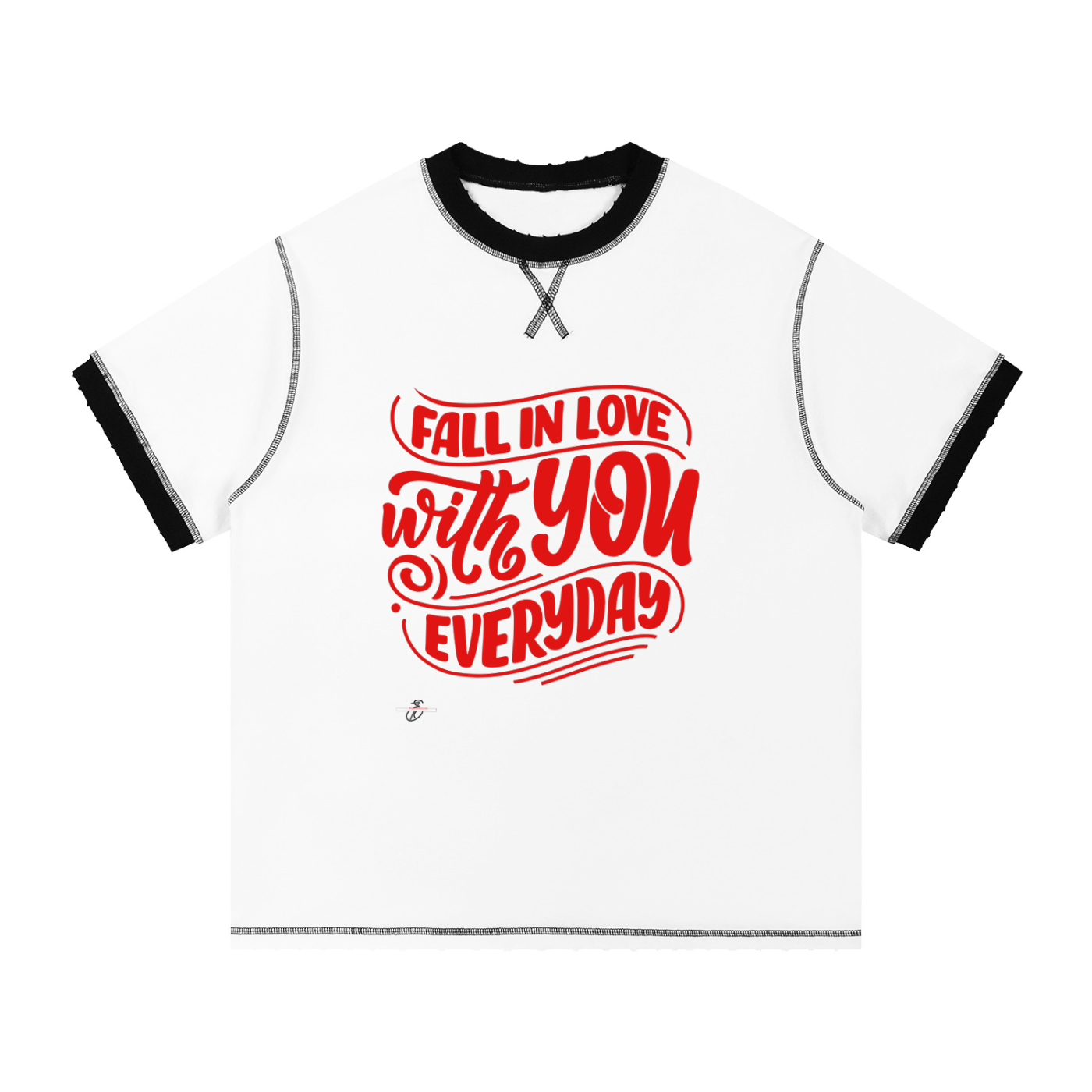 Contrast-Stitched Cotton