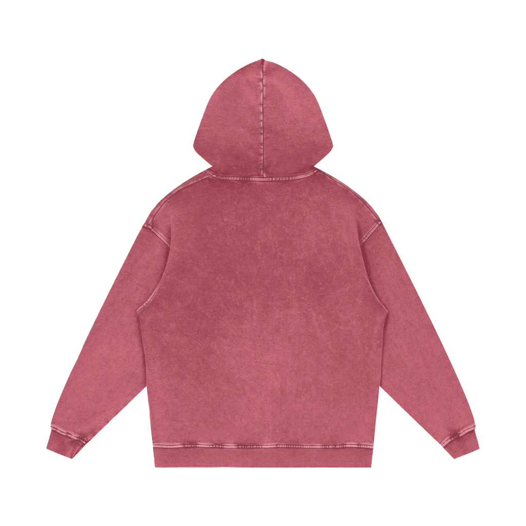 Snow Washed Loose Cotton Hoodi