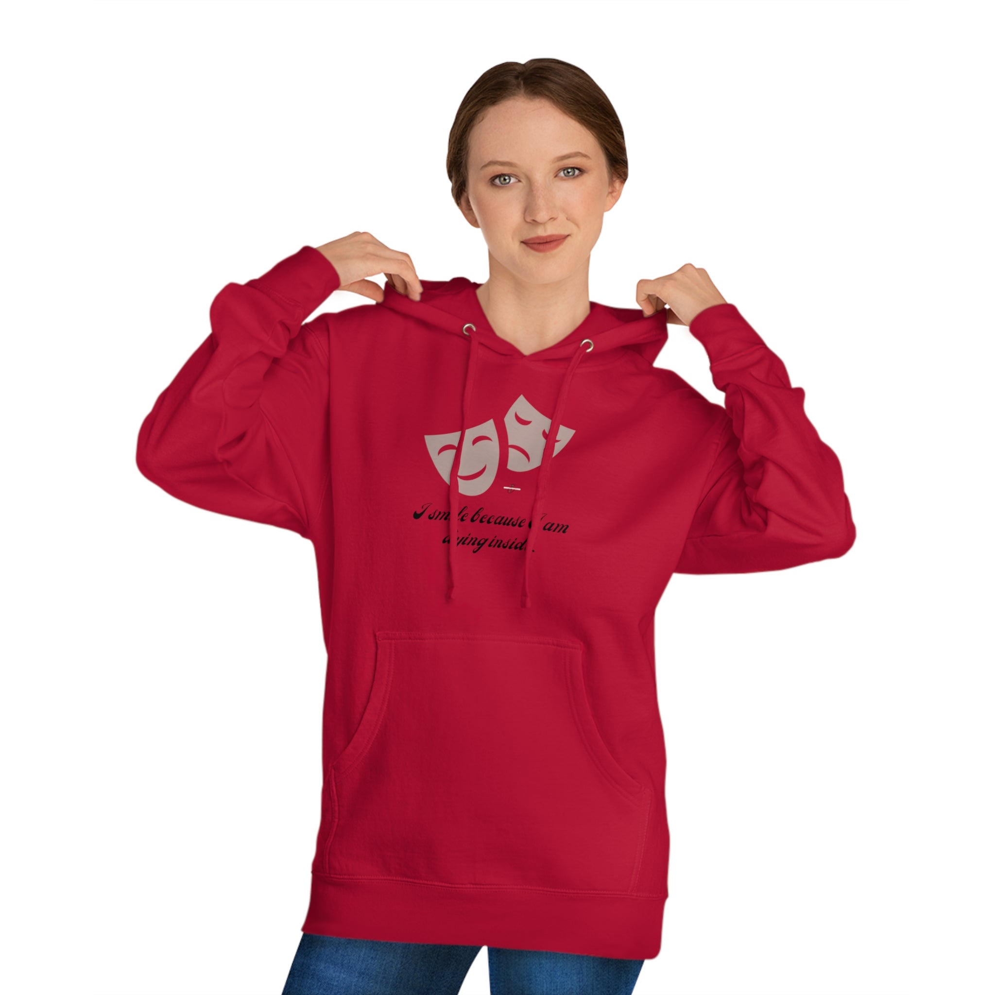 Small and Unhappy Hooded Sweatshirt