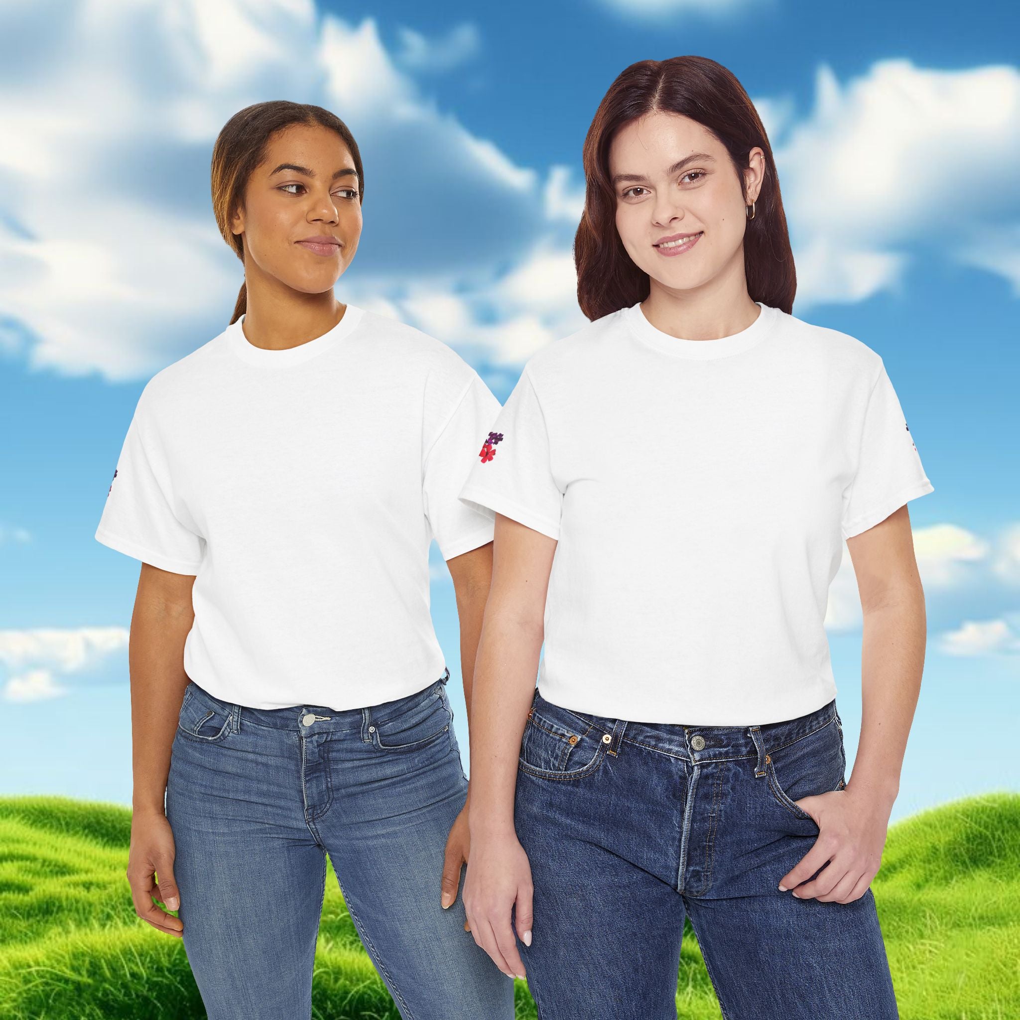 Faithful Tee - Petals of Faith Unisex Heavy Cotton Tee