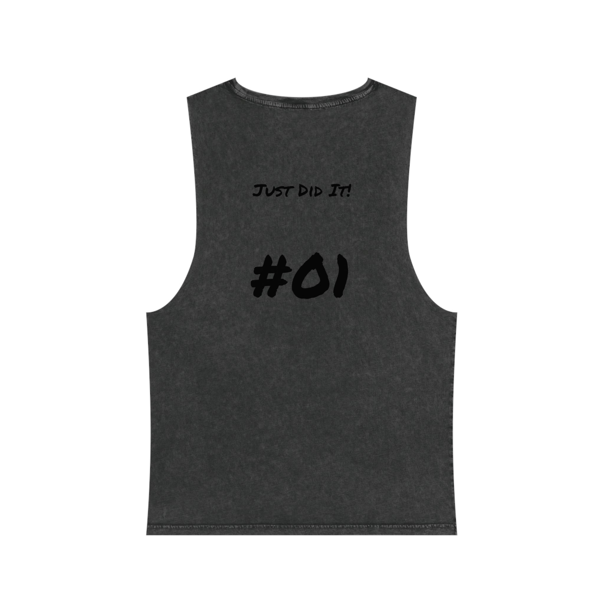 Just Married Couple Stonewash Tank Top