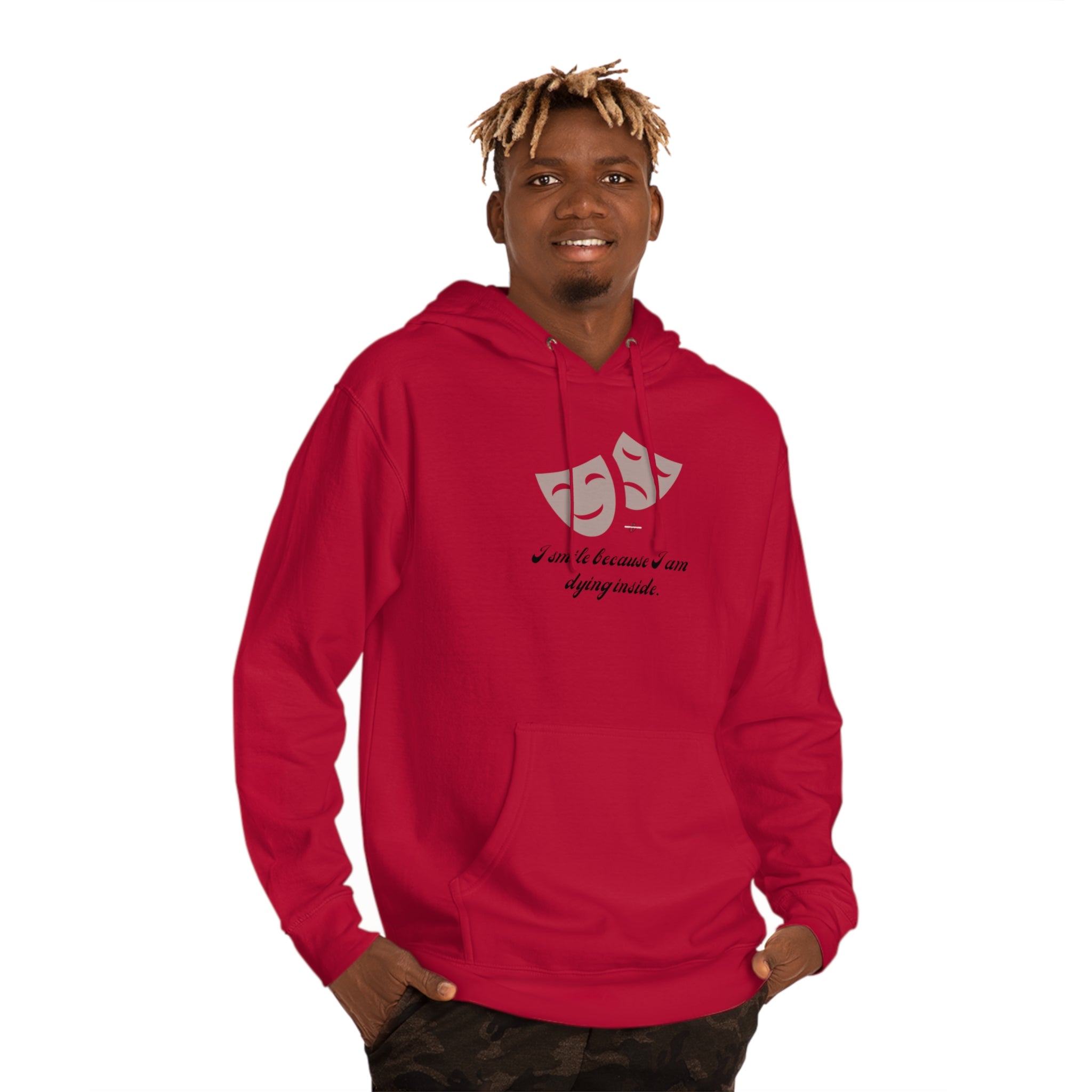 Small and Unhappy Hooded Sweatshirt