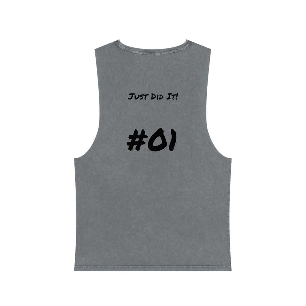 Just Married Couple Stonewash Tank Top