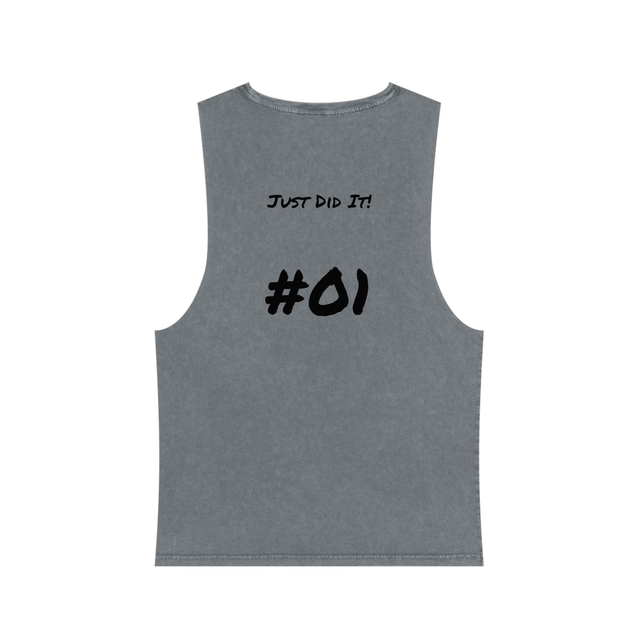 Just Married Couple Stonewash Tank Top