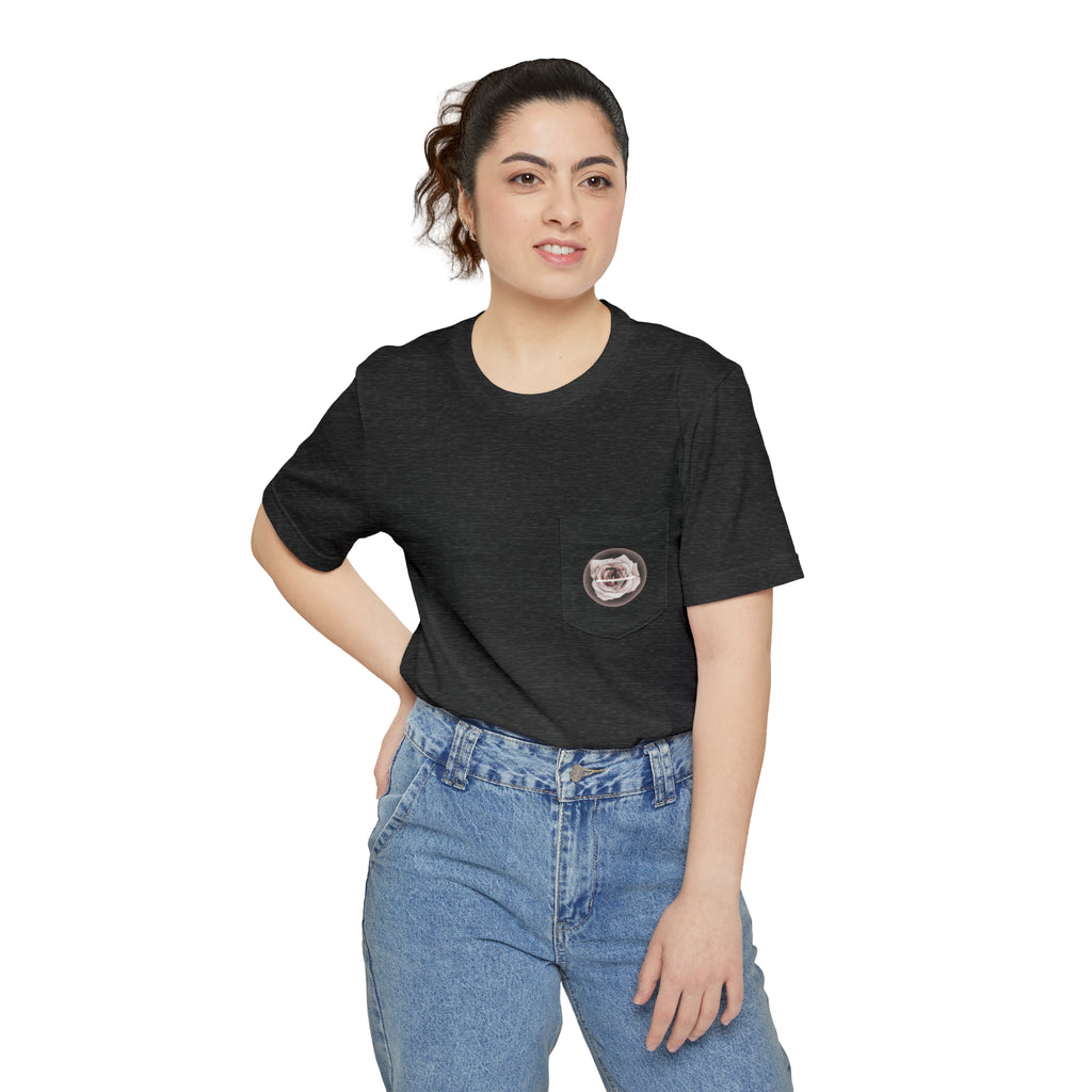 White Rose Pocket T-shirt