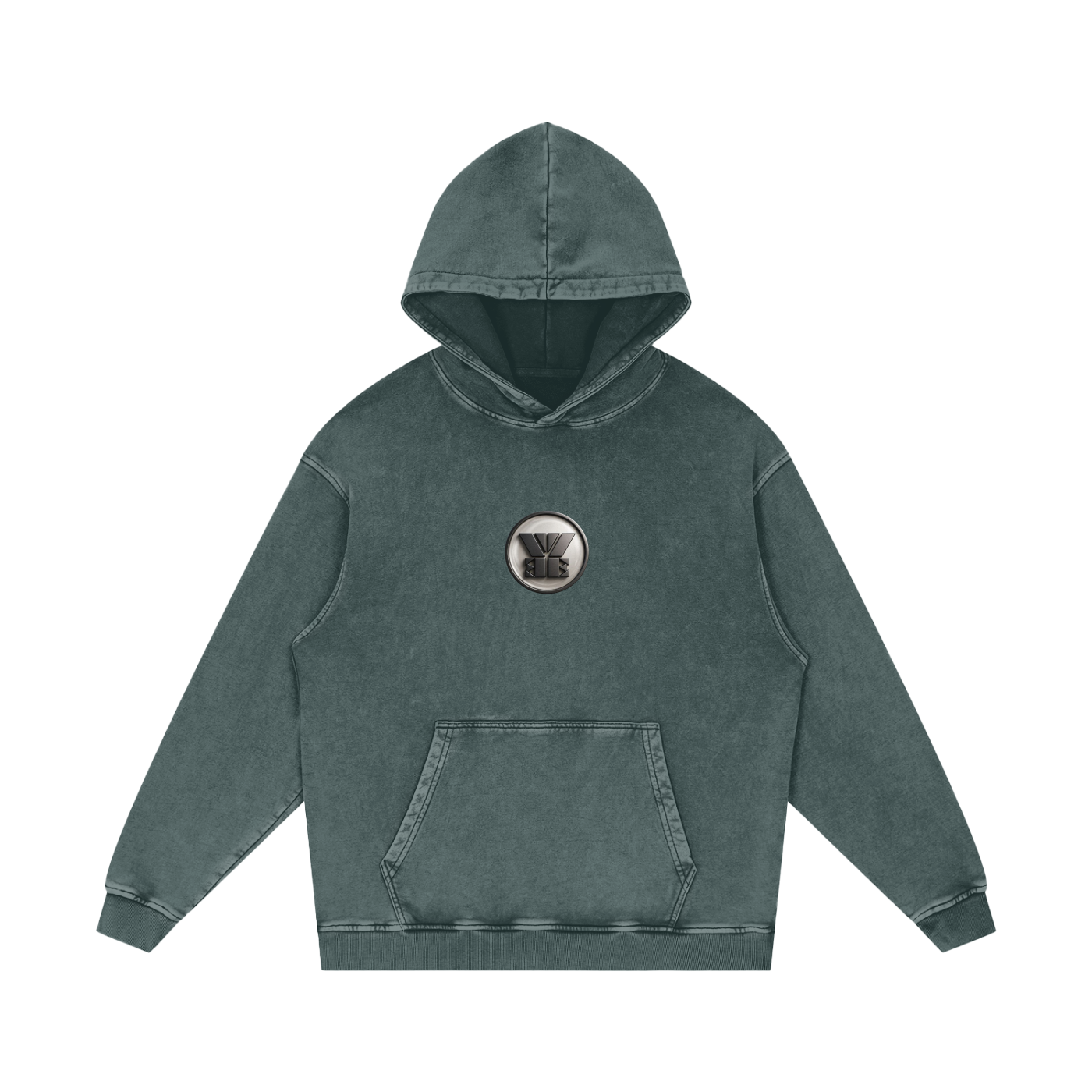 Snow Washed Loose Cotton , Hoodie, Loose Cotton Hoodie
