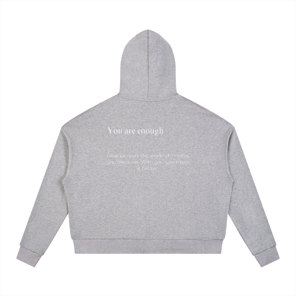 Contrast Drawstring Hoodie