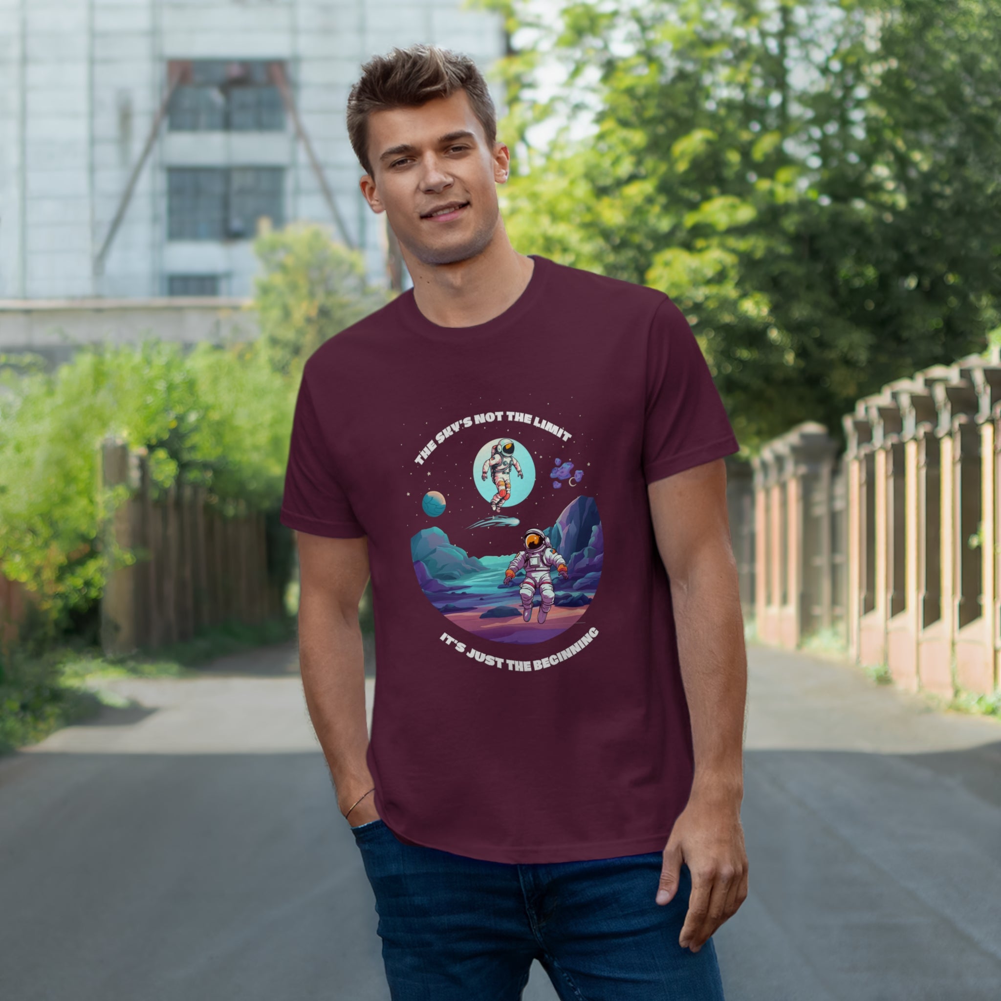 space man Single Jersey T-shirt