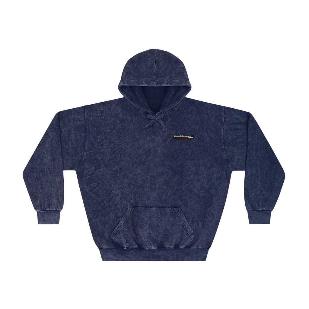 Black love Mineral Wash Hoodie
