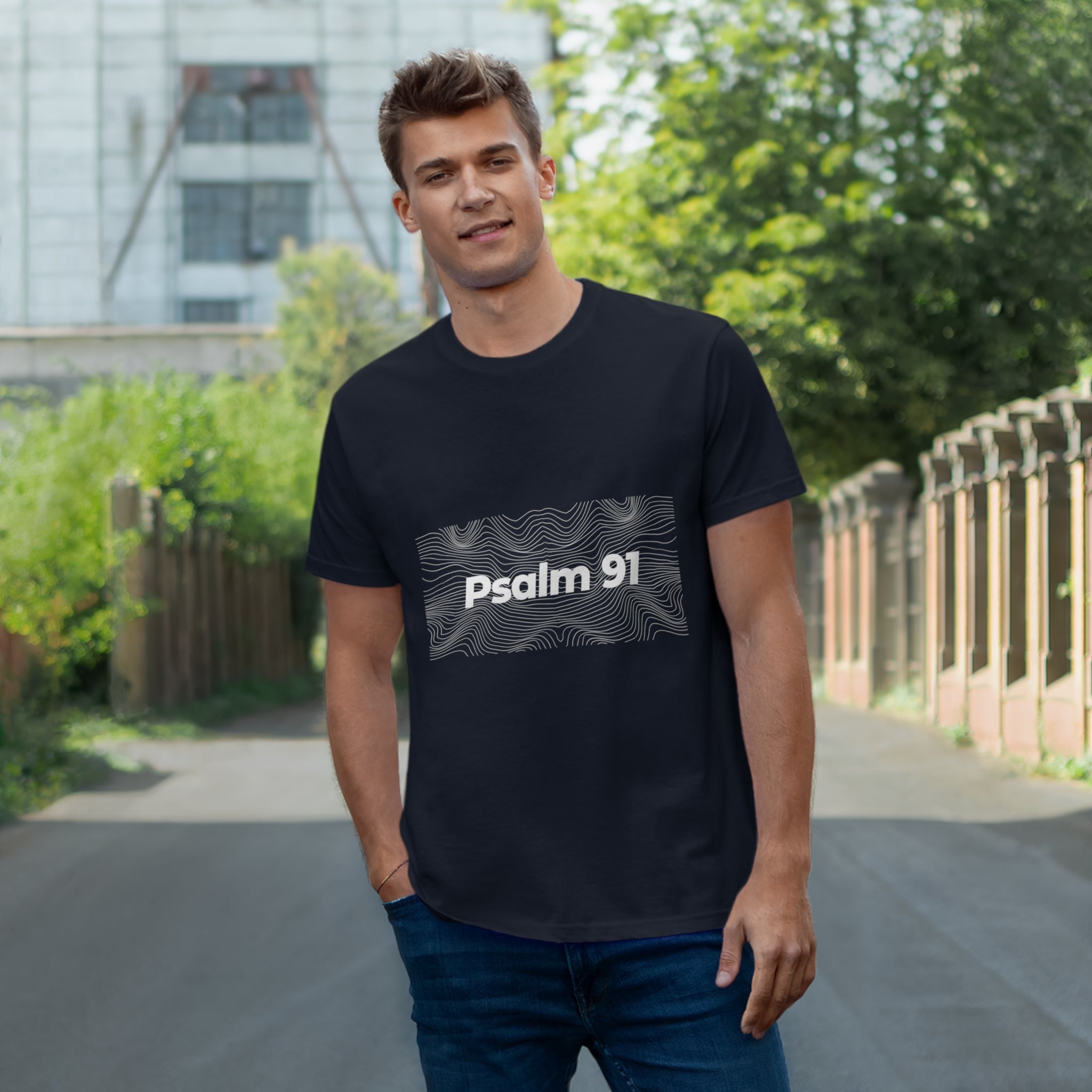 Psalm 91 Single Jersey T-shirt