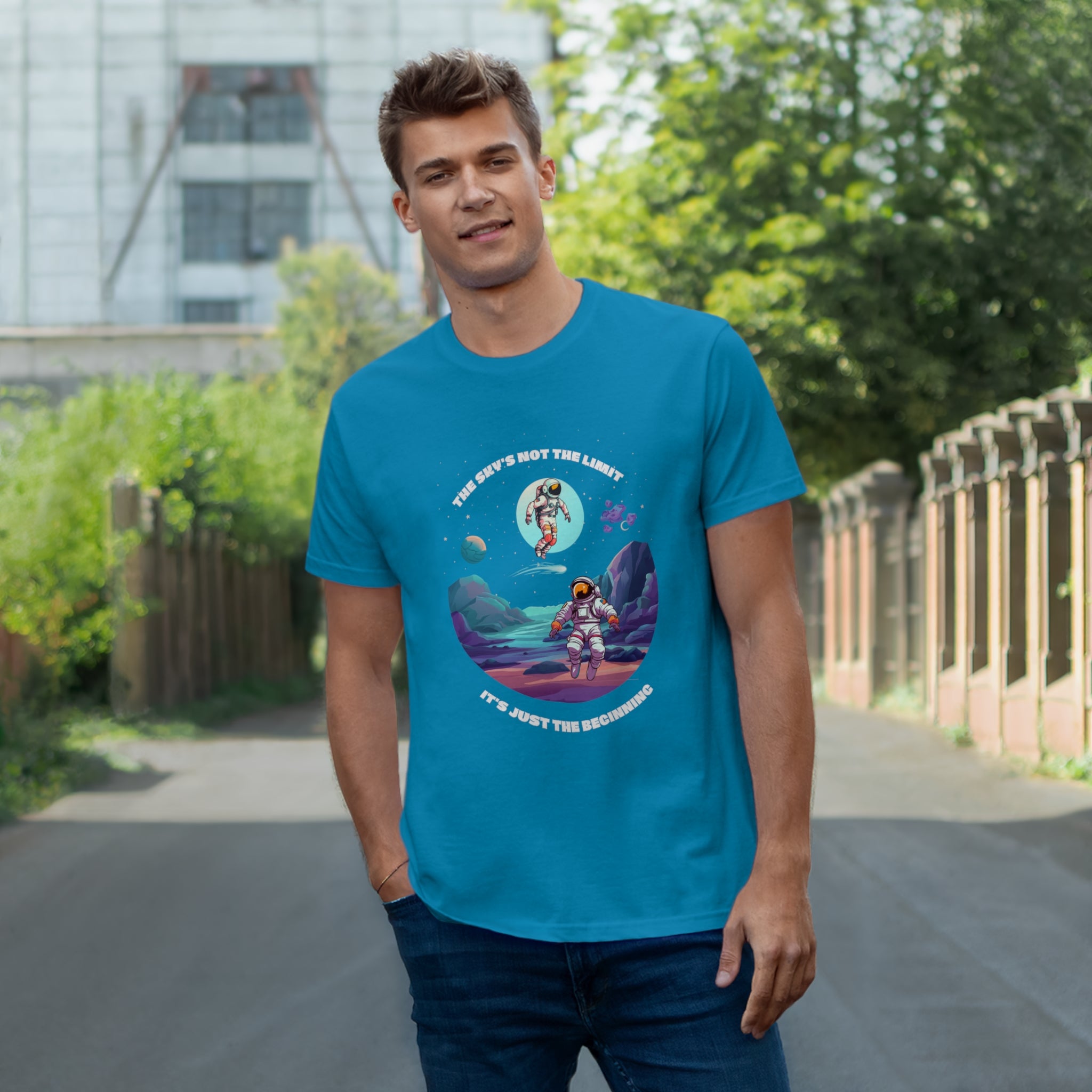 space man Single Jersey T-shirt