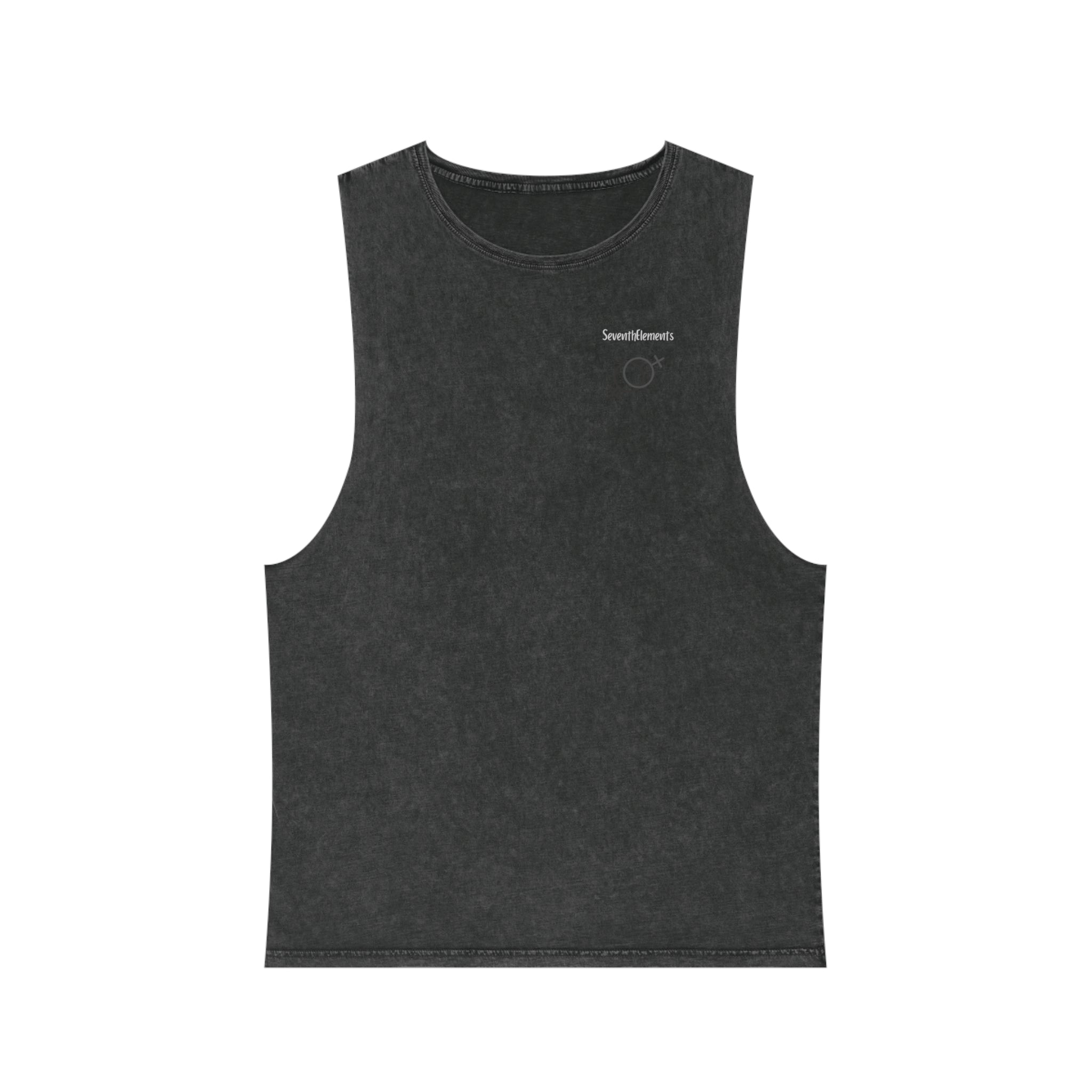 Just Married Couple Stonewash Tank Top