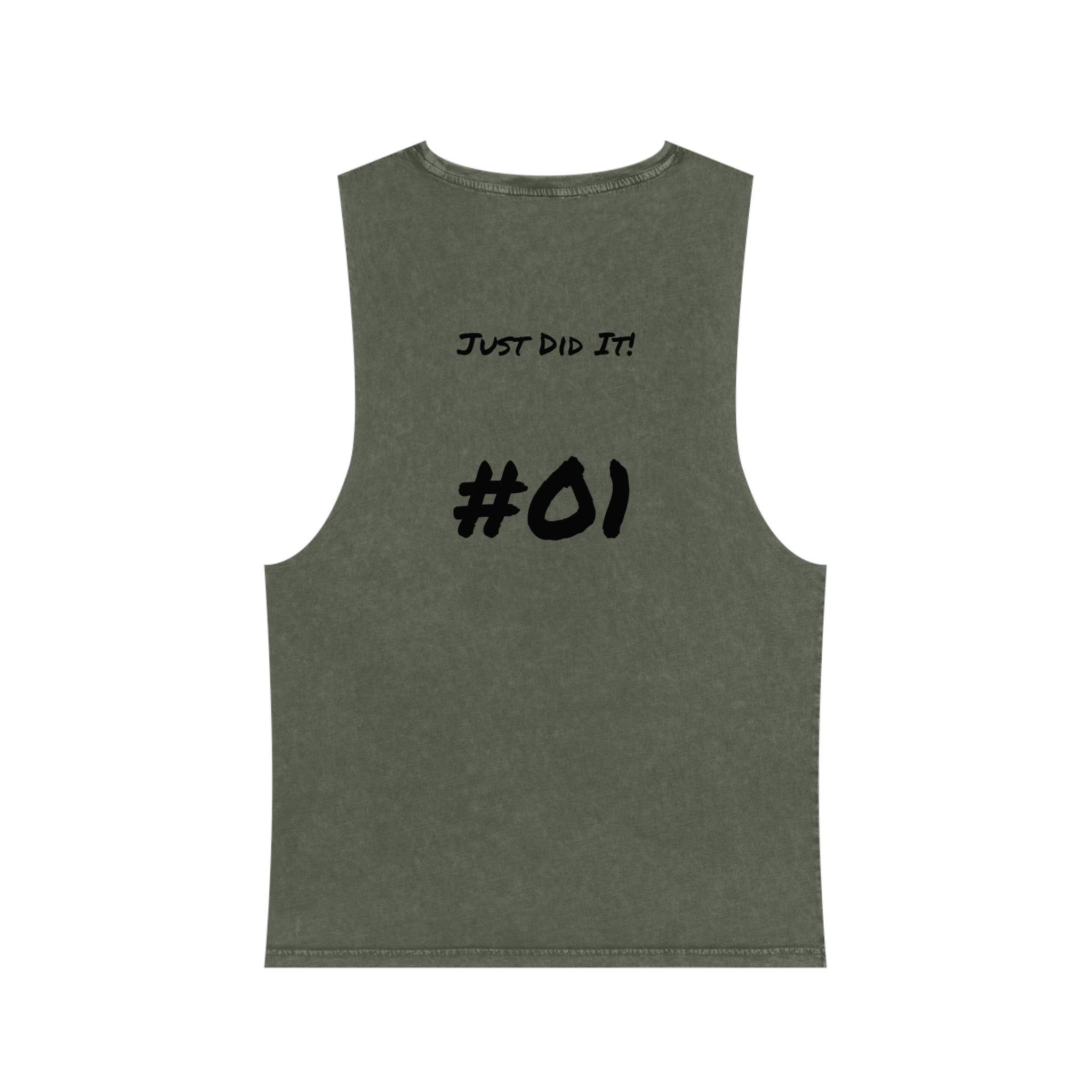 Just Married Couple Stonewash Tank Top