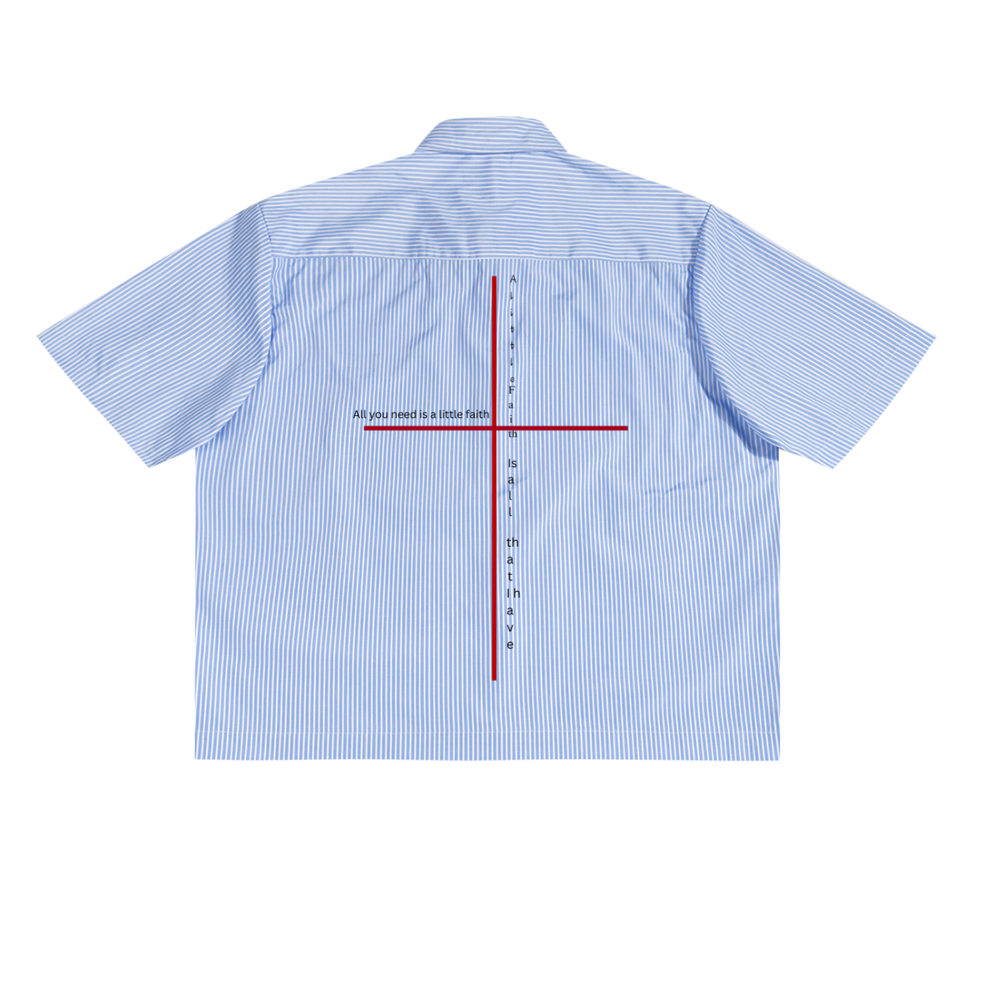 Oversized Vertical Stripe Boxy Shirt/lost boy