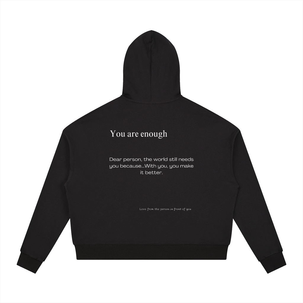 Contrast Drawstring Hoodie