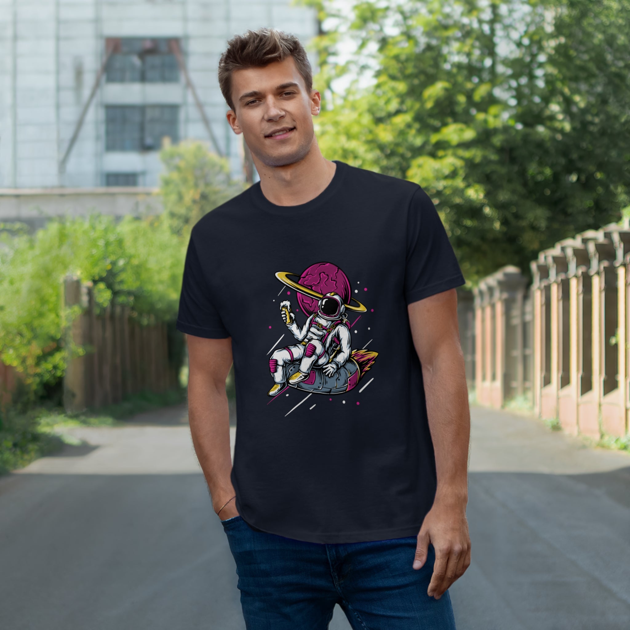 The Space Man Single Jersey T-shirt