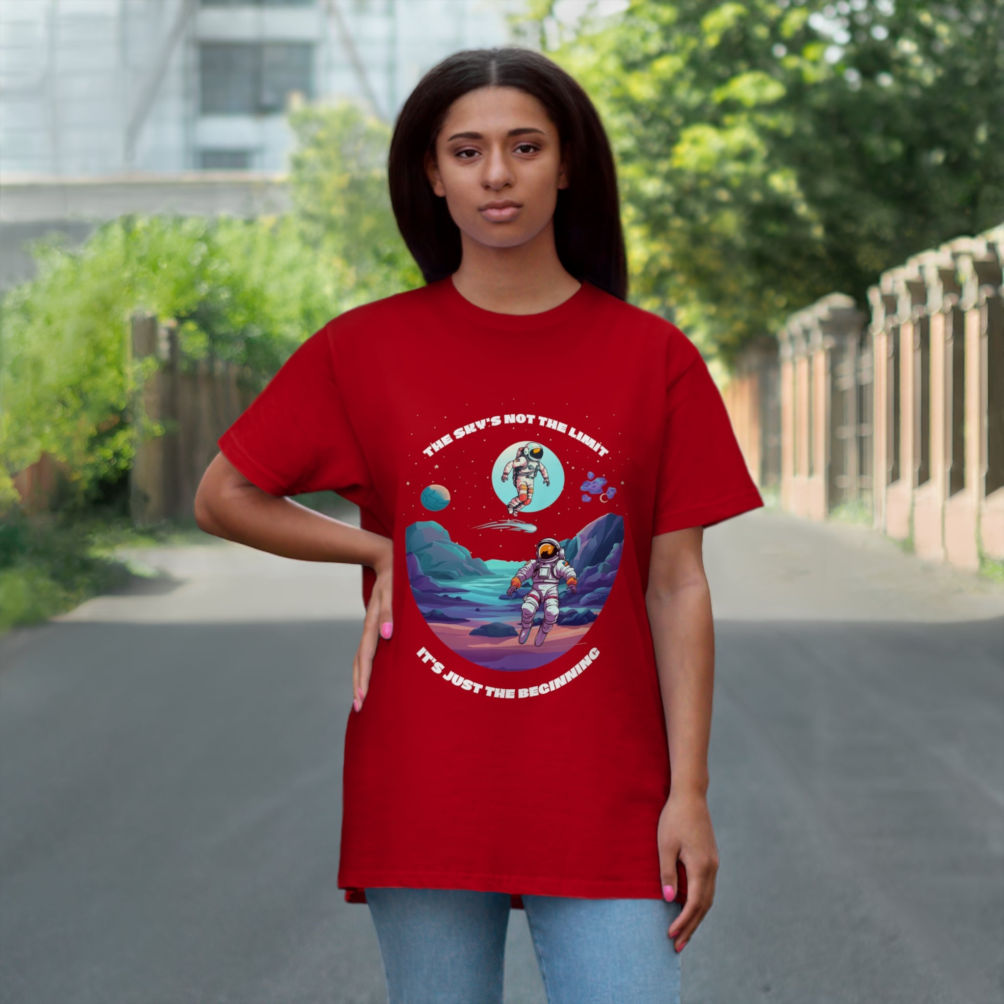 space man Single Jersey T-shirt
