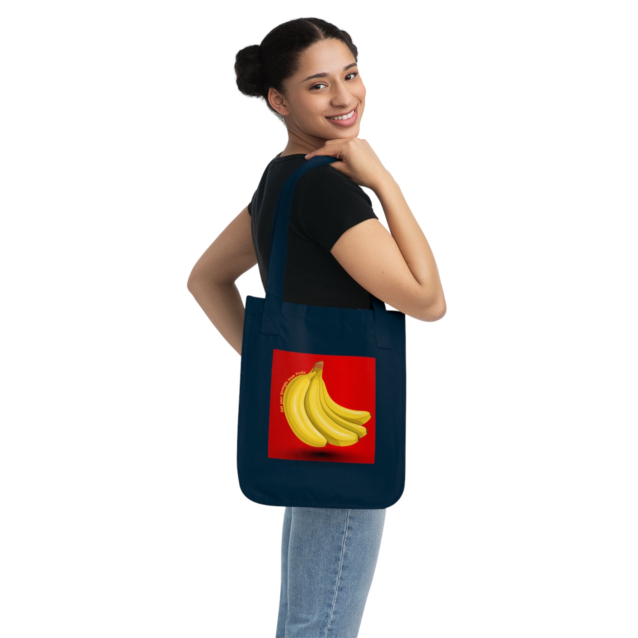 Canvas Tote Bag: Banana Lover