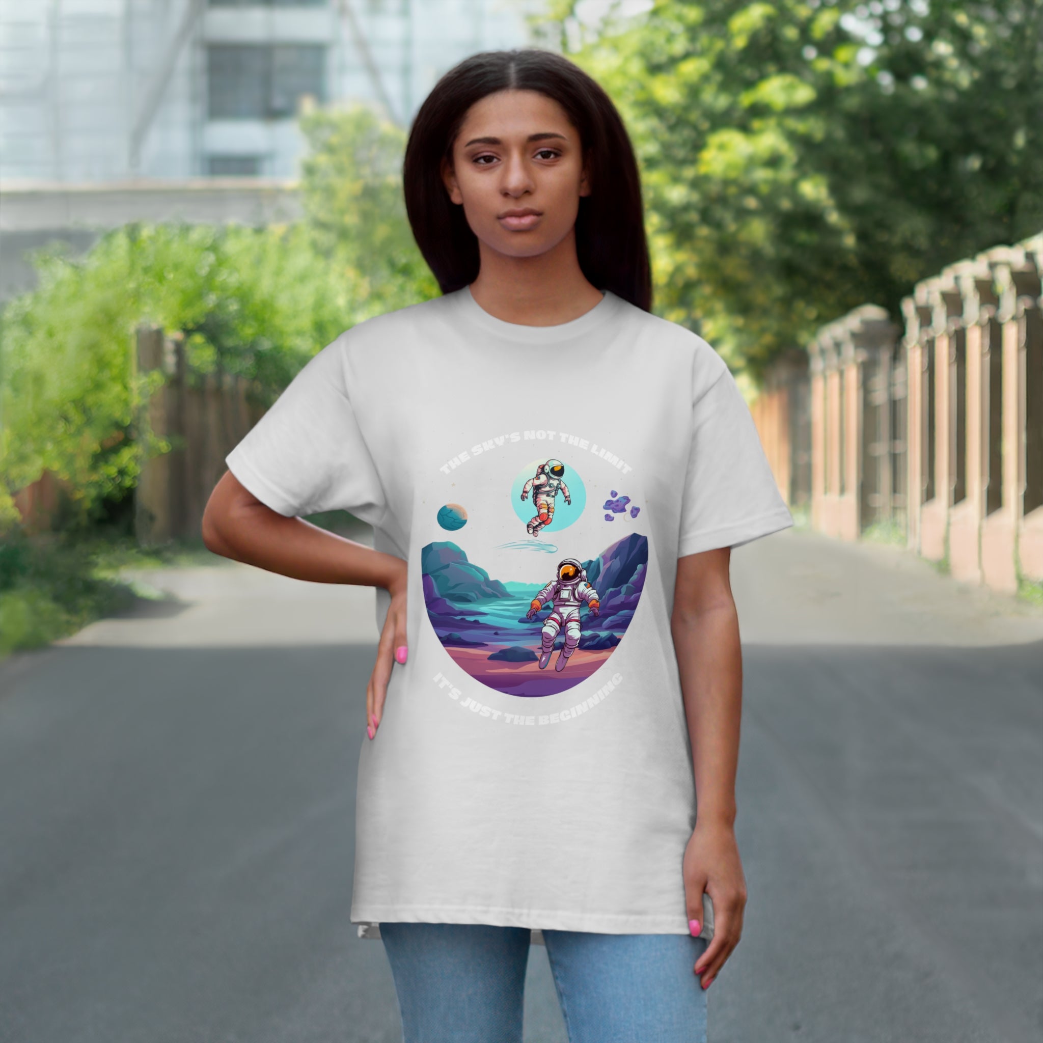space man Single Jersey T-shirt