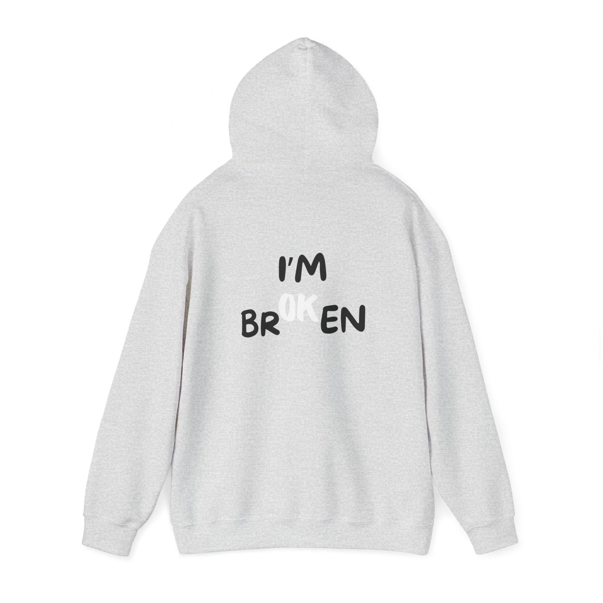 I'm broken Heavy Blend™ Hooded Sweatshirt