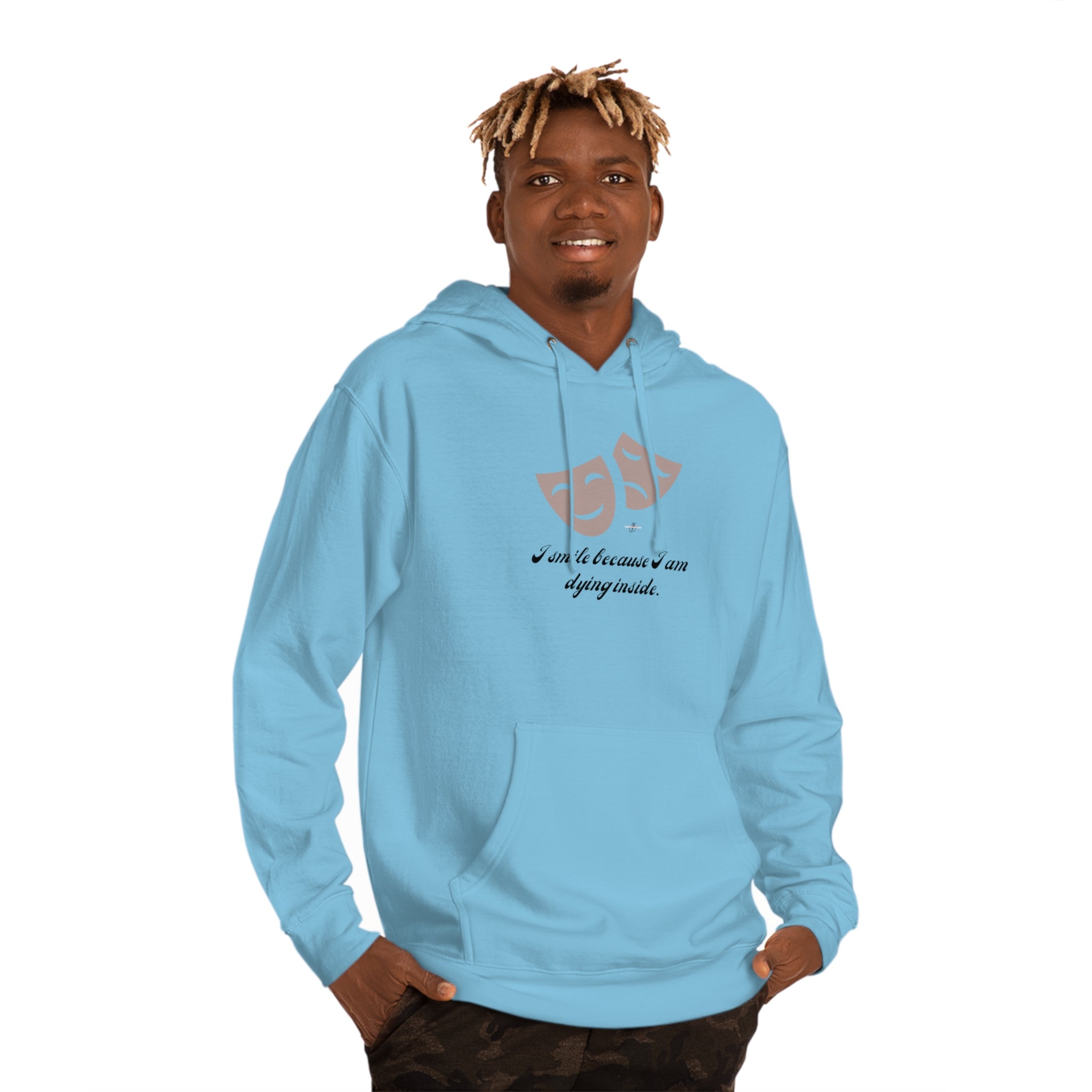Small and Unhappy Hooded Sweatshirt