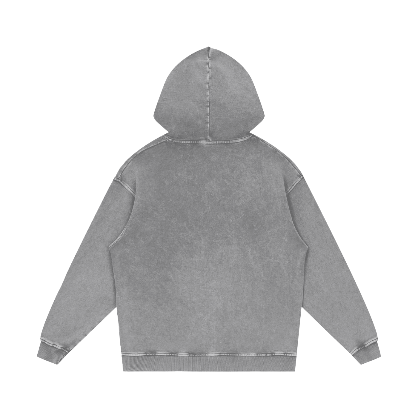 Snow Washed Loose Cotton Hoodi