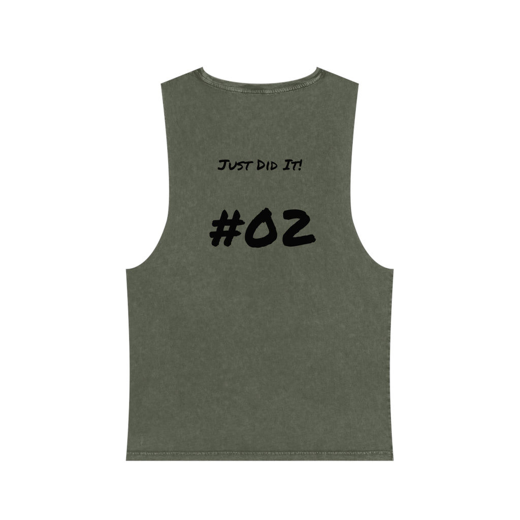 Just Married Couple Stonewash Tank Top
