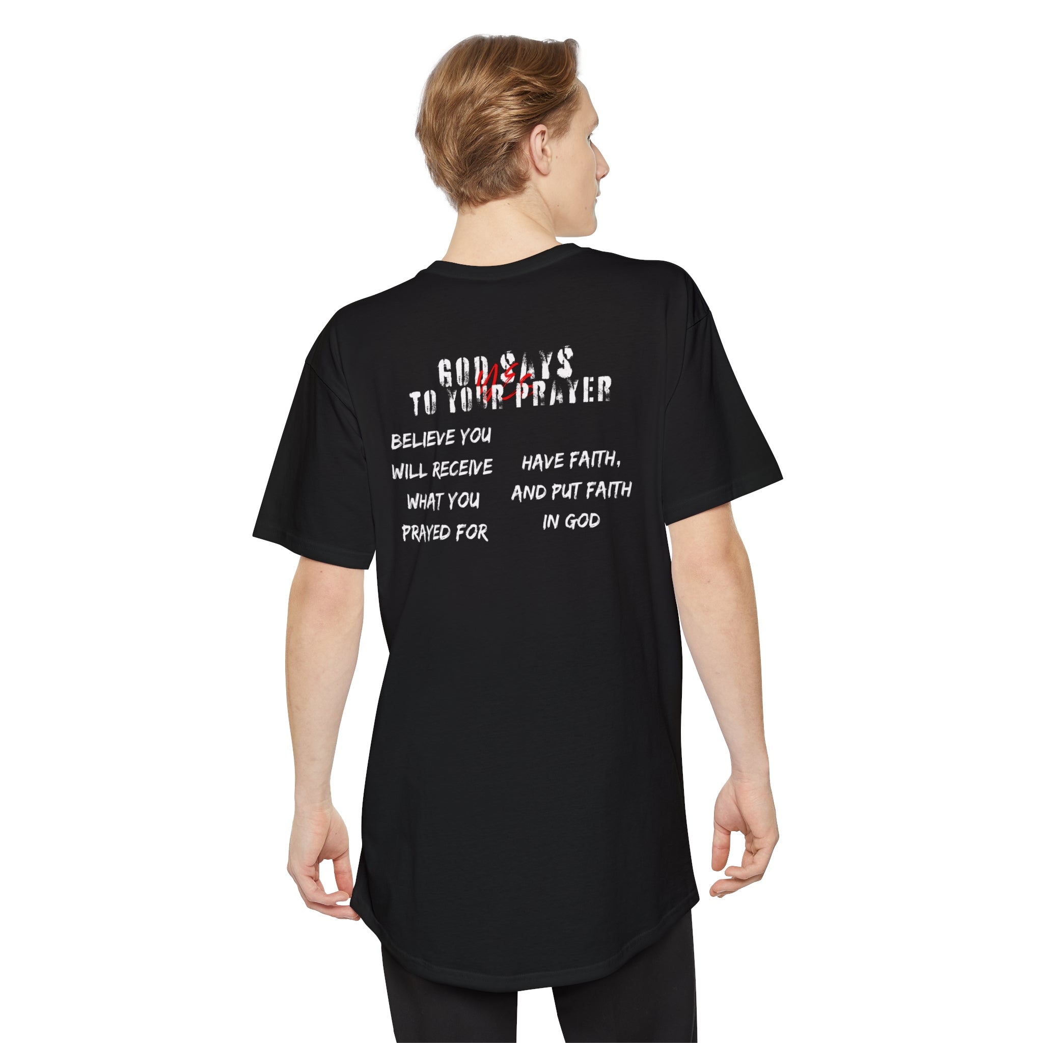 God says yes... Long Body Urban Tee