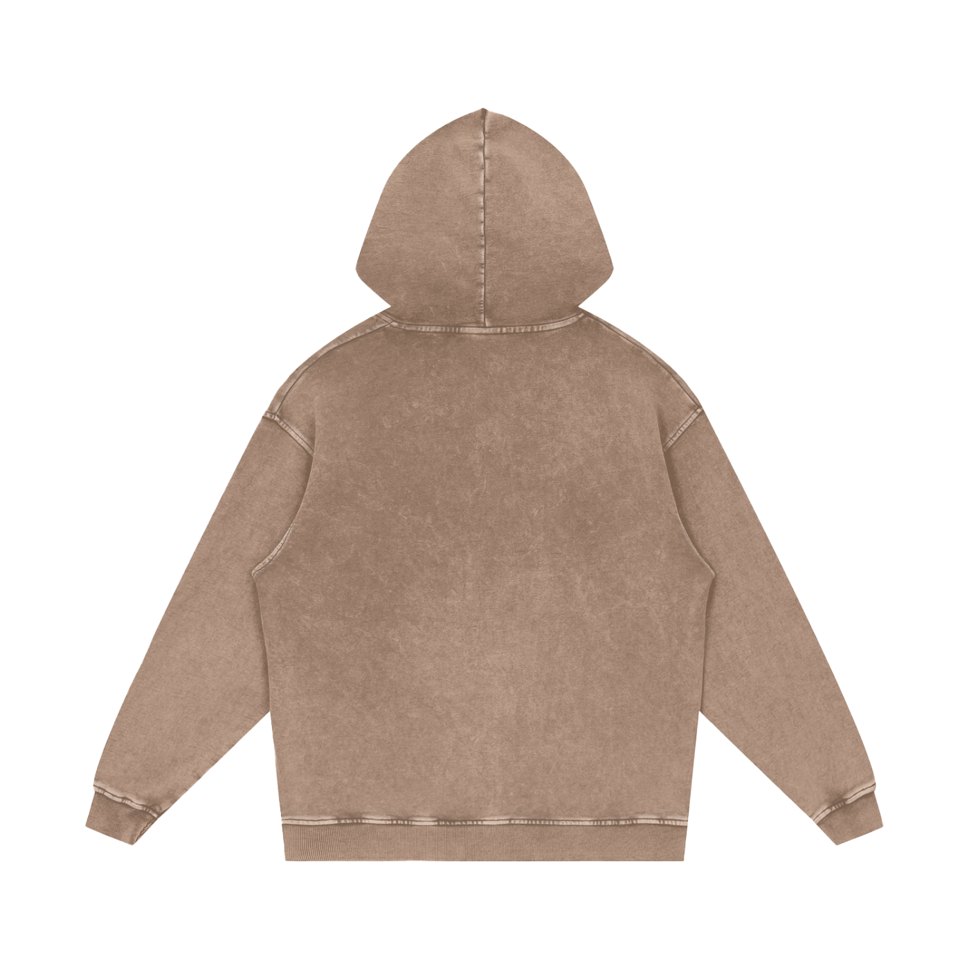 Snow Washed Loose Cotton Hoodi