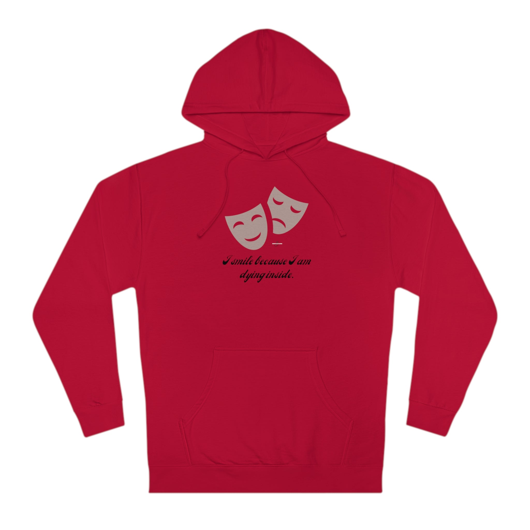 Small and Unhappy Hooded Sweatshirt
