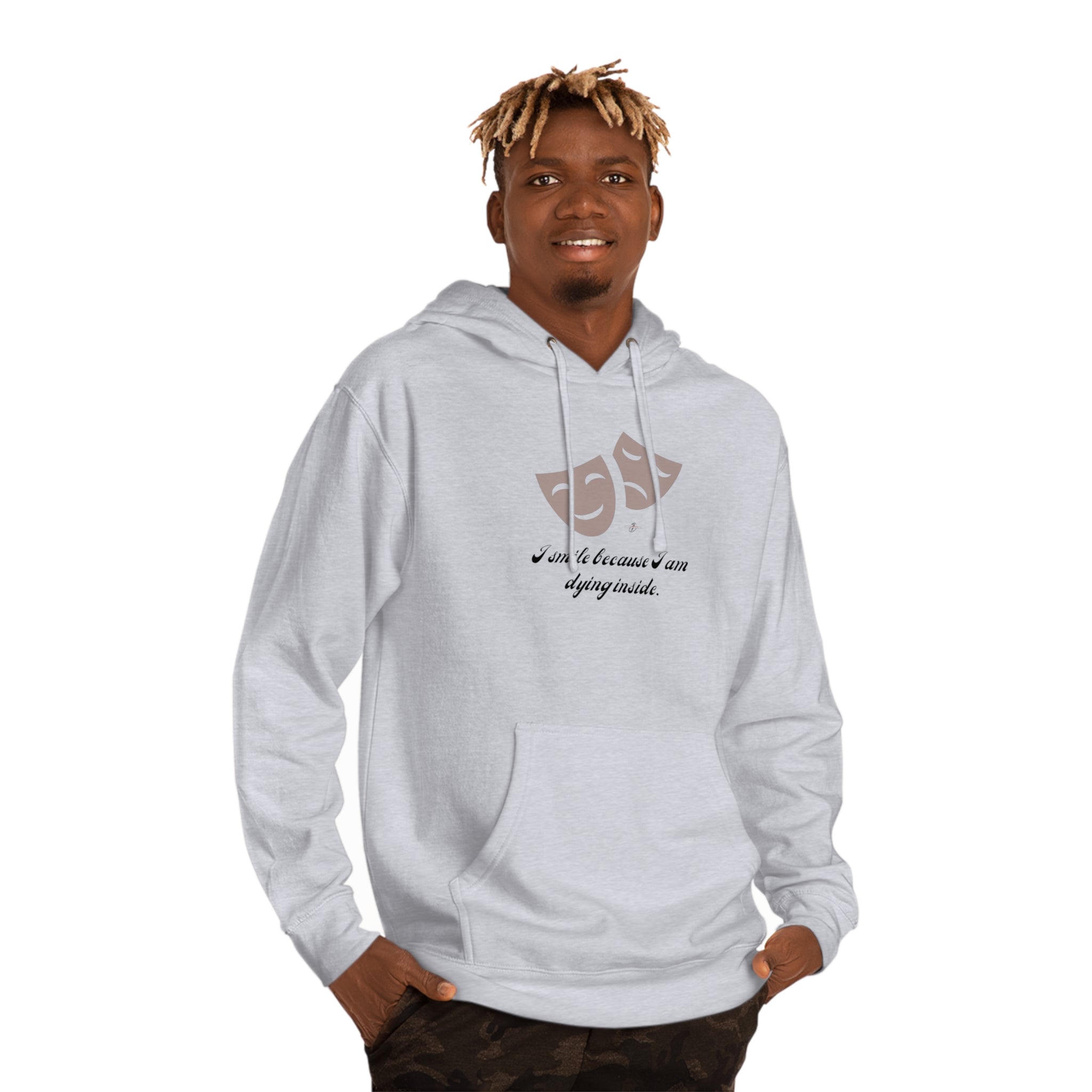 Small and Unhappy Hooded Sweatshirt
