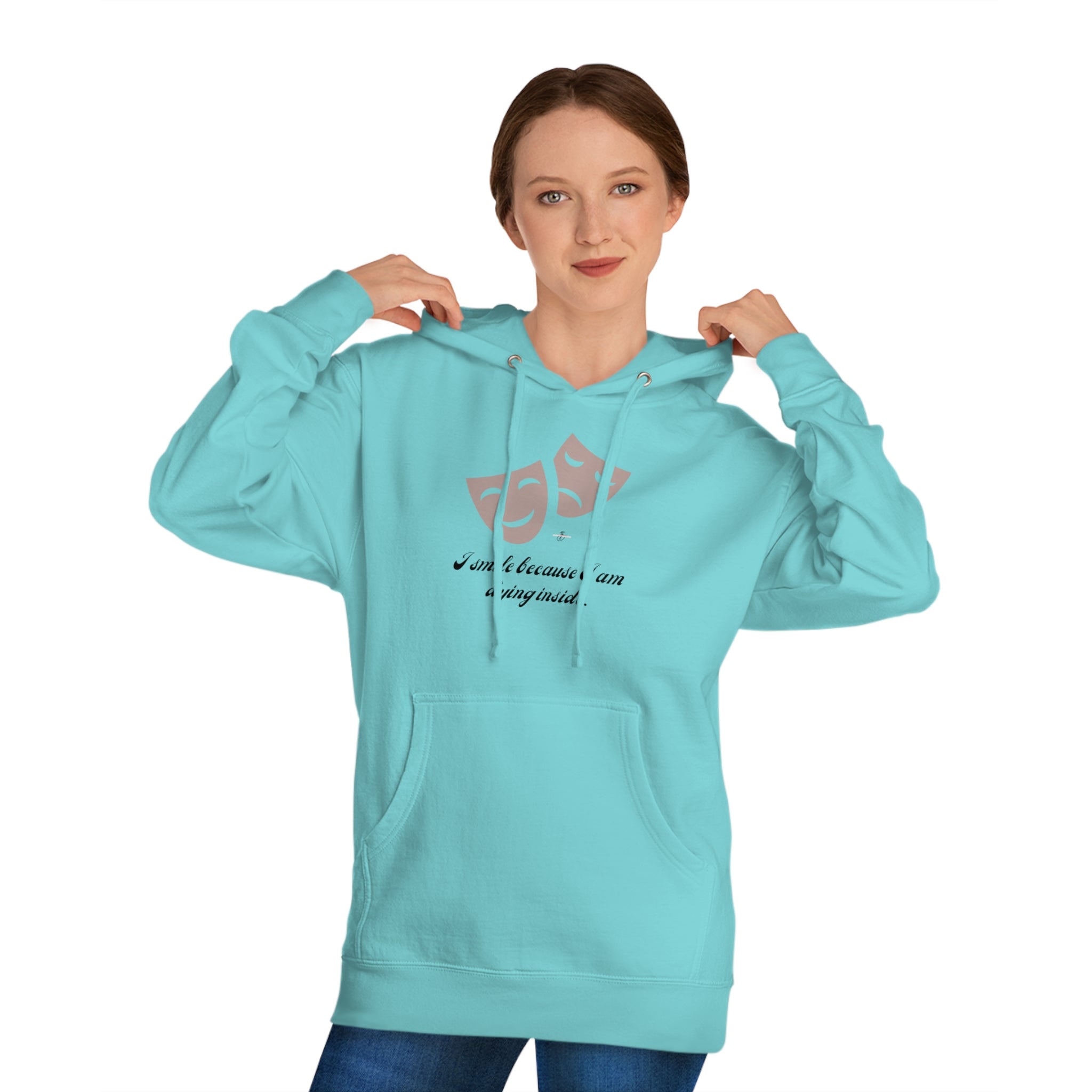 Small and Unhappy Hooded Sweatshirt