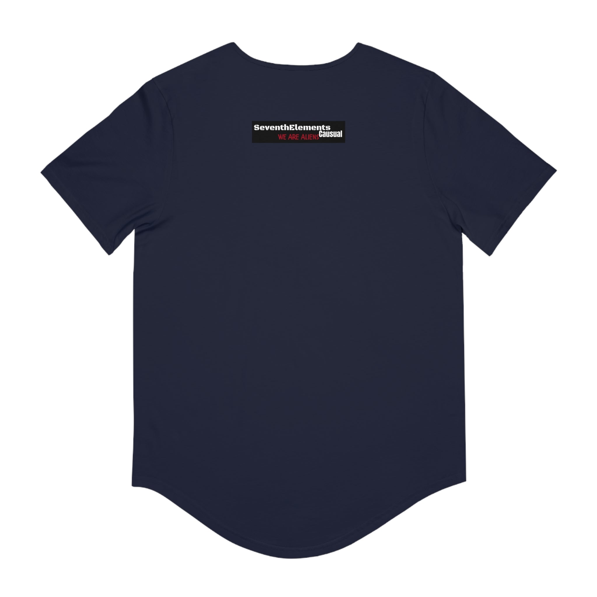 What happy yesterday-Jersey Curved Hem Tee