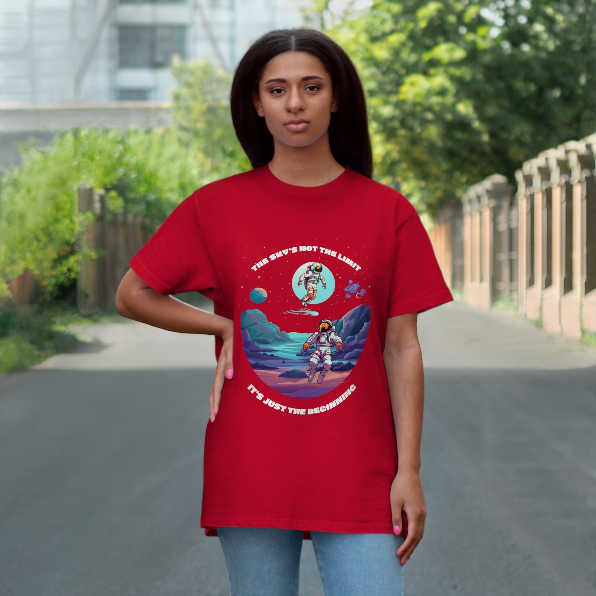 space man Single Jersey T-shirt
