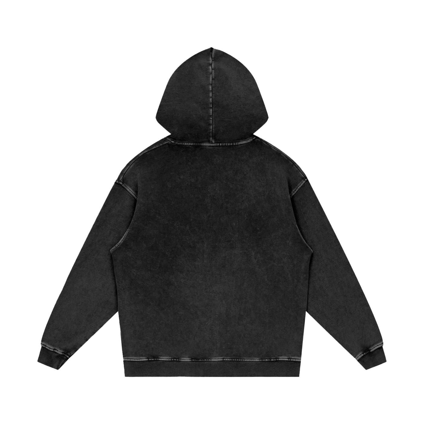 Snow Washed Loose Cotton Hoodi