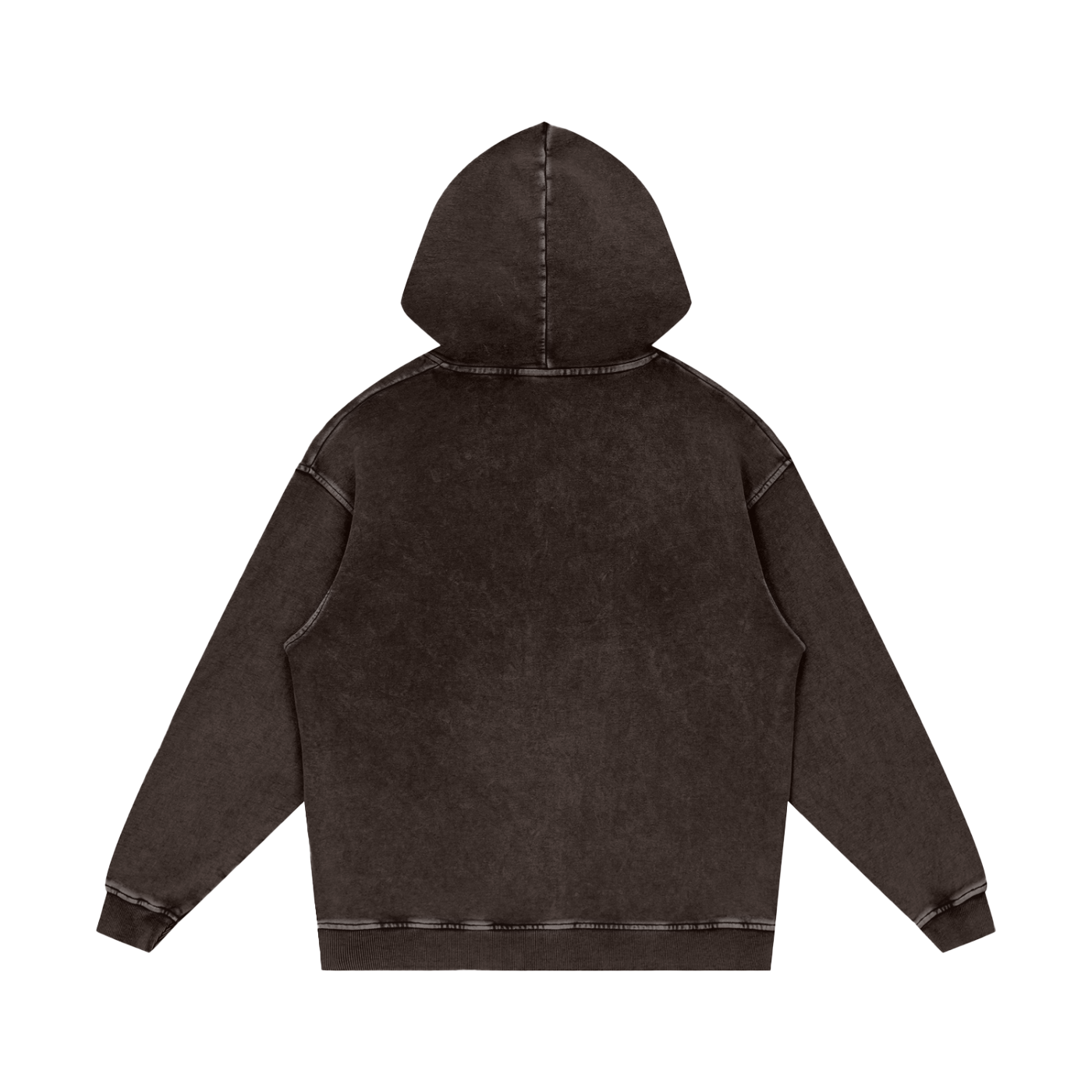 Snow Washed Loose Cotton Hoodi
