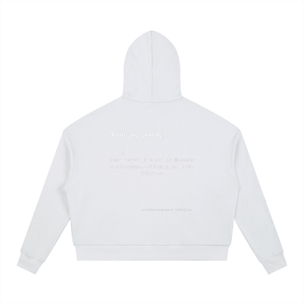 Contrast Drawstring Hoodie