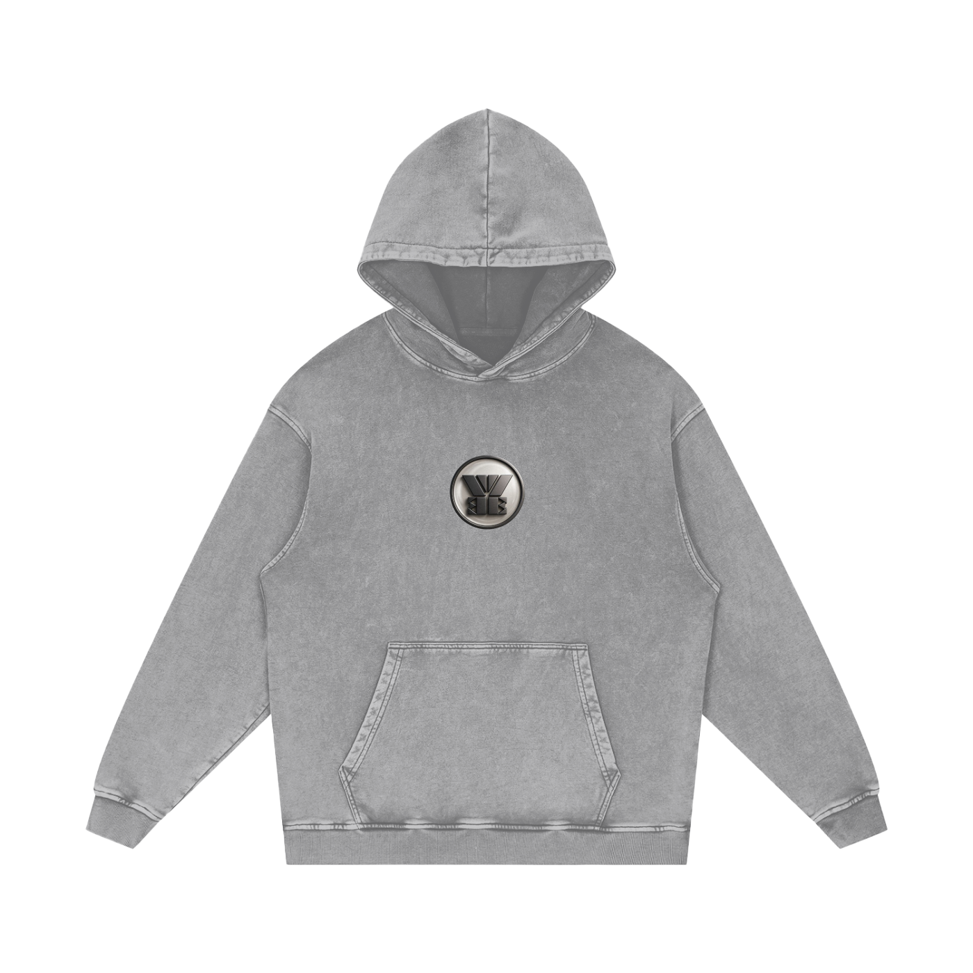 Snow Washed Loose Cotton , Hoodie, Loose Cotton Hoodie