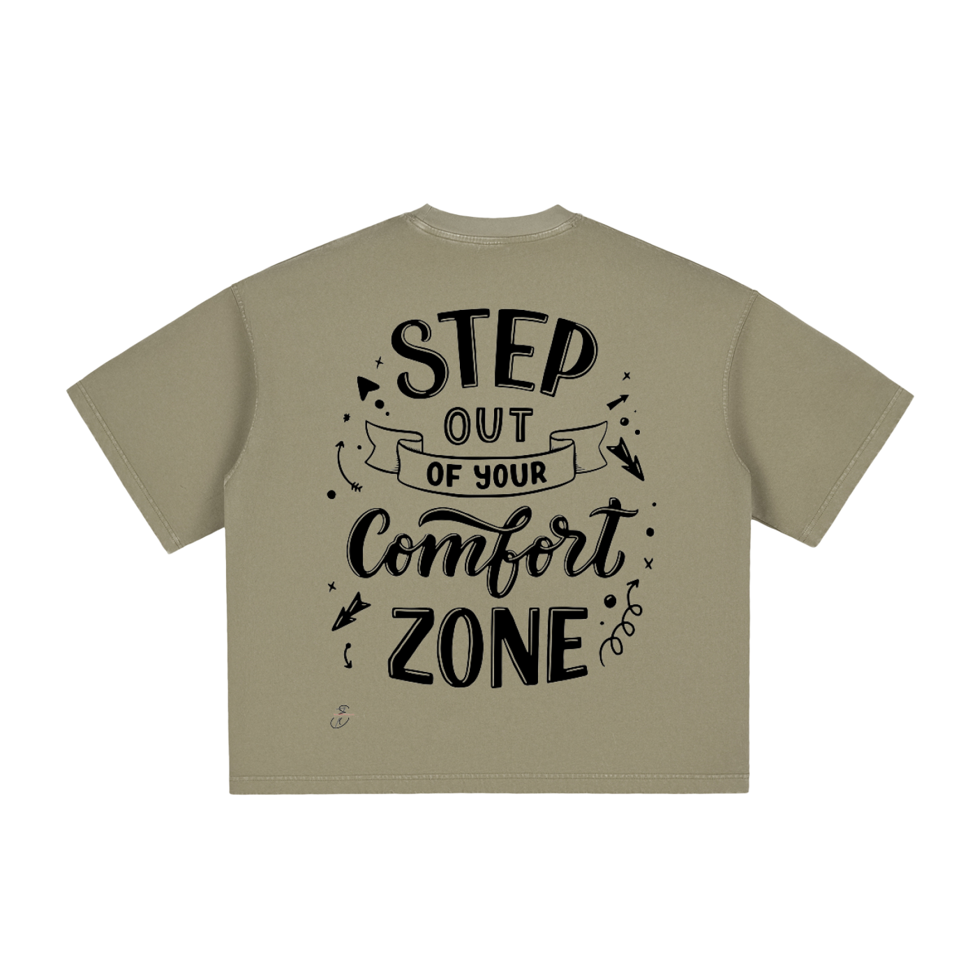 Vintage Washed Boxy T-Shirt, Boxy T-Shirt,Vintage Washed 