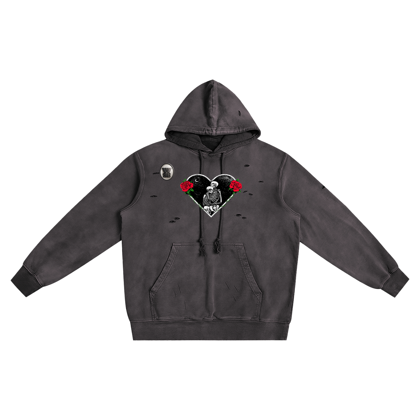 Drop Shoulder, Hooded, Regular