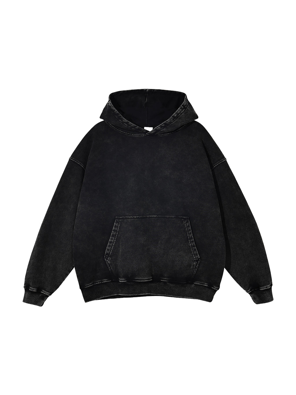 Snow Washed Loose Cotton Hoodi